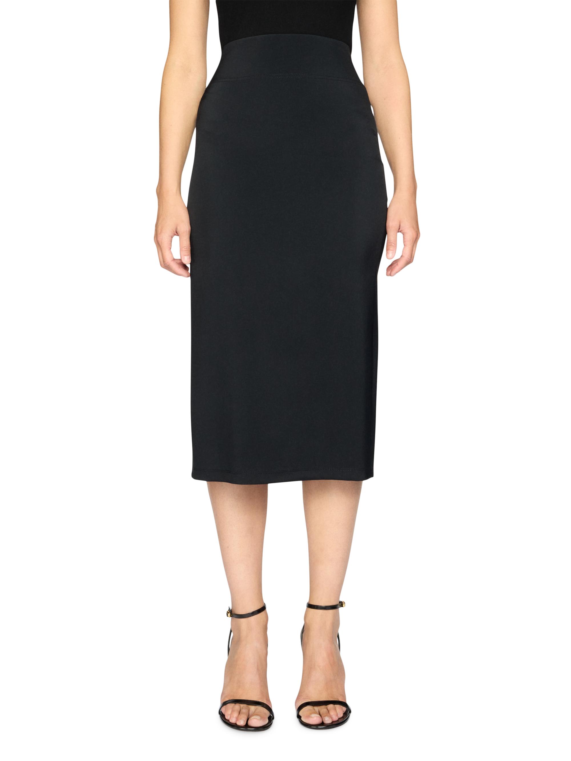 Jacquemus Women's Draped Midi-Skirt - Black