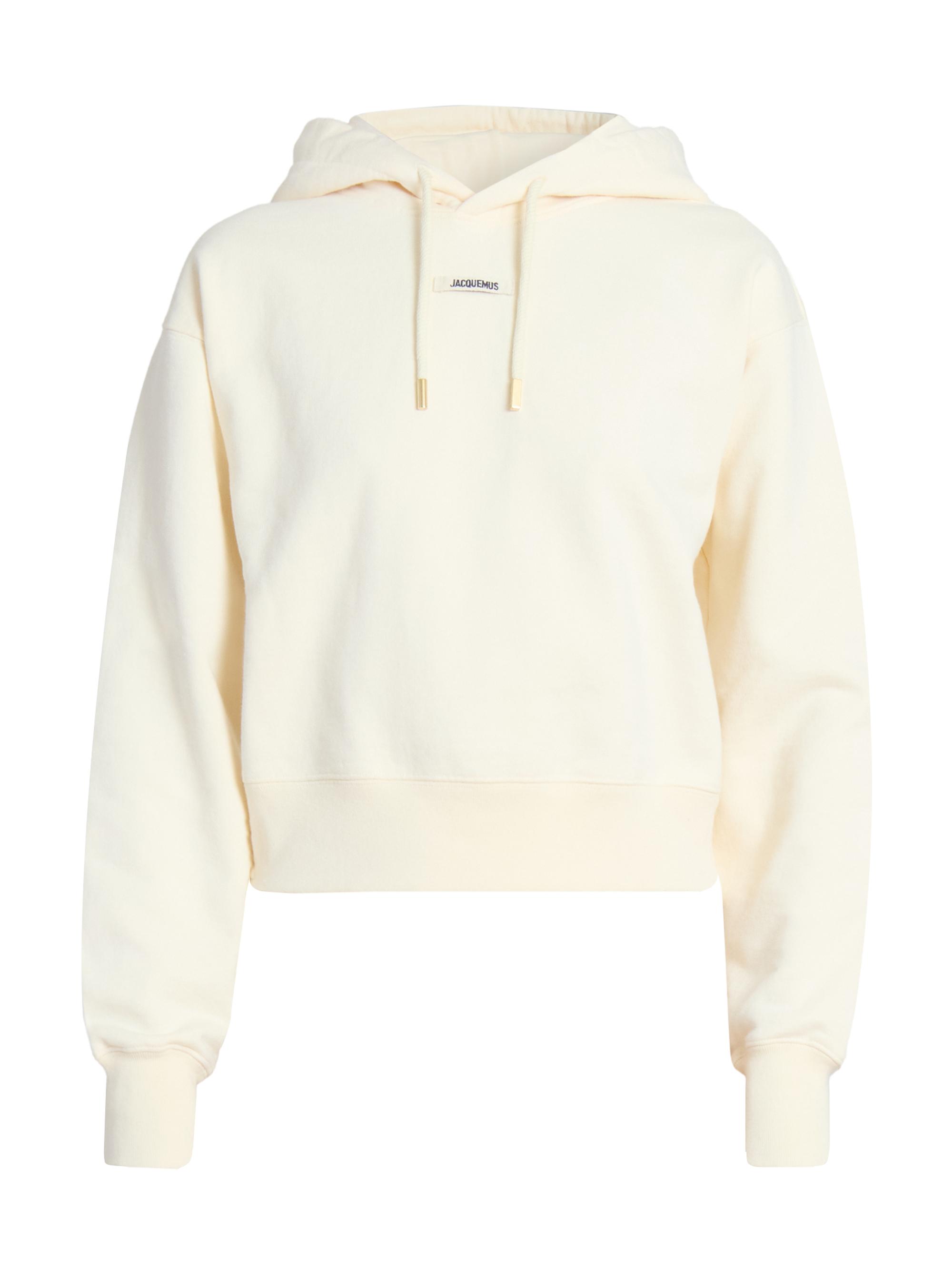 Alexander Wang Rhinestone-Embellished Terry Zip-Front Hoodie