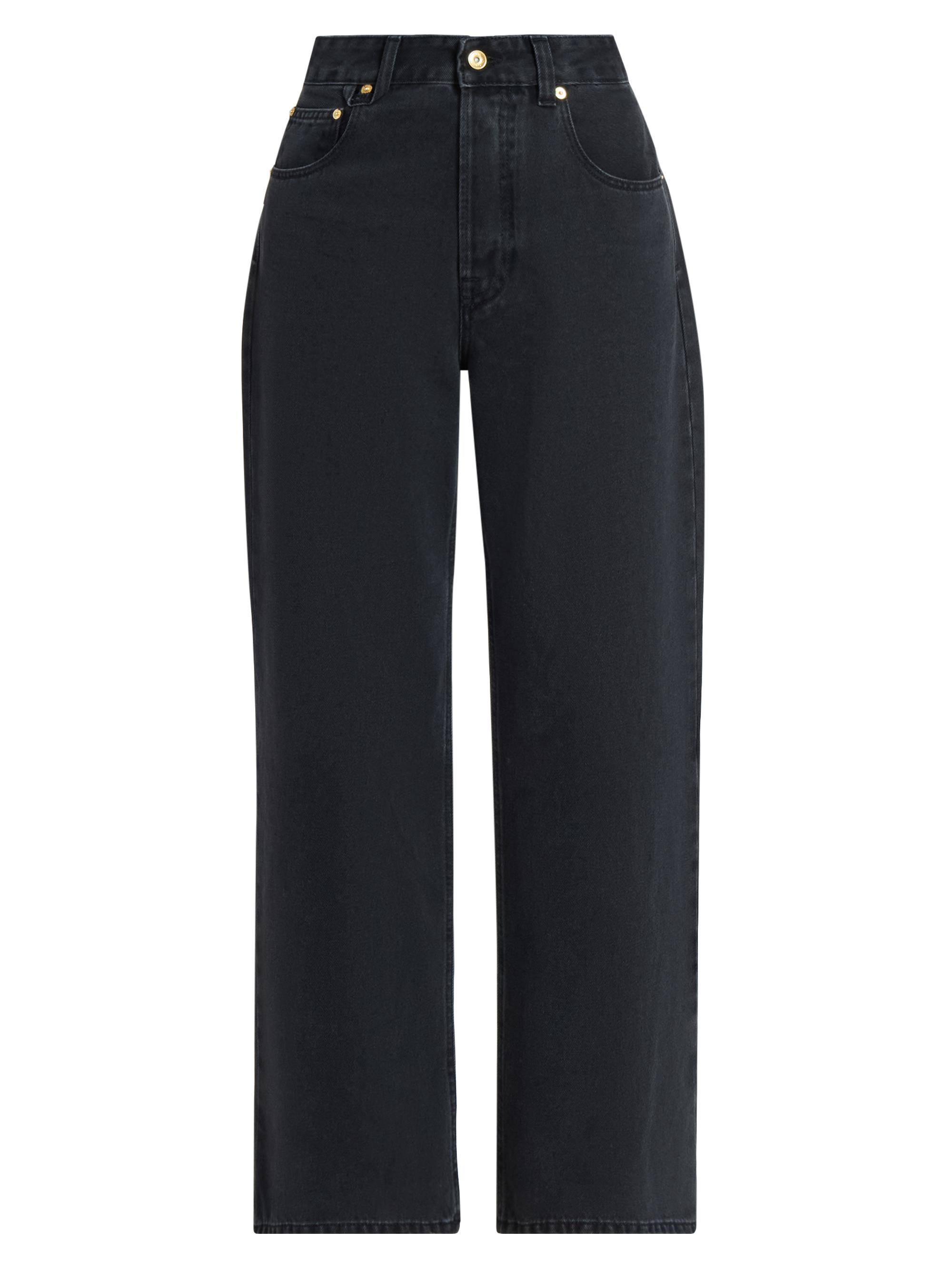 Jacquemus Women's De-Nÿmes Boyfriend Jeans - Black