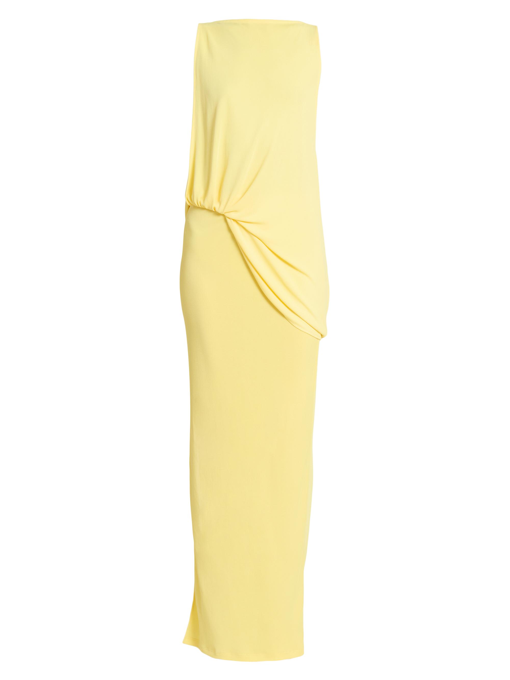 Jacquemus Women's Peplo Pickup Sheath Gown - Yellow