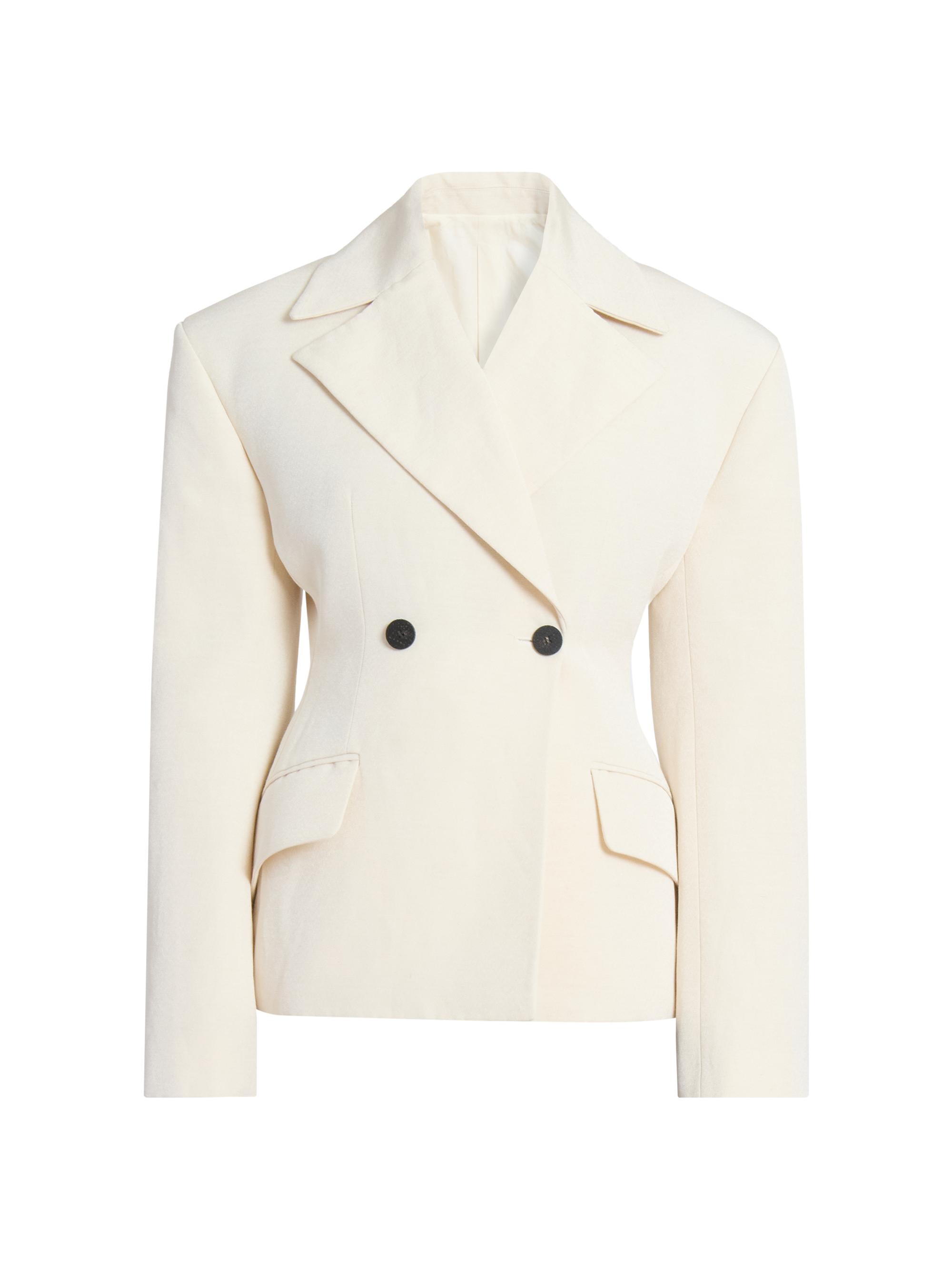 Jacquemus Women's Norma Double-Breasted Blazer - Light Beige