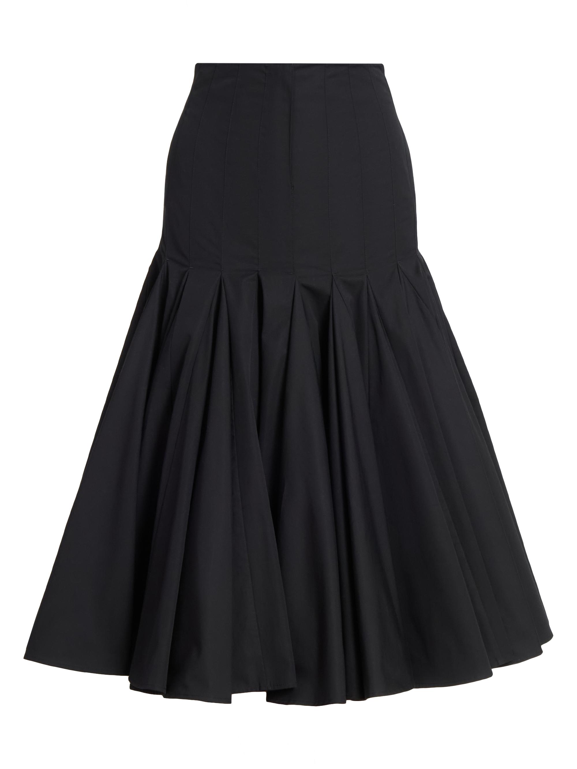 Jacquemus Women's Agave Drop Waist Midi-Skirt - Black