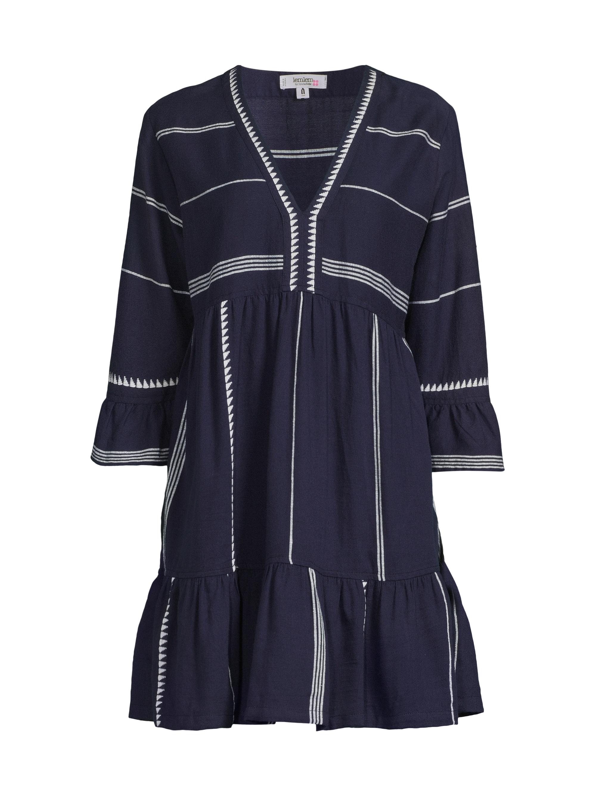 Hanna Bell-Sleeve Minidress