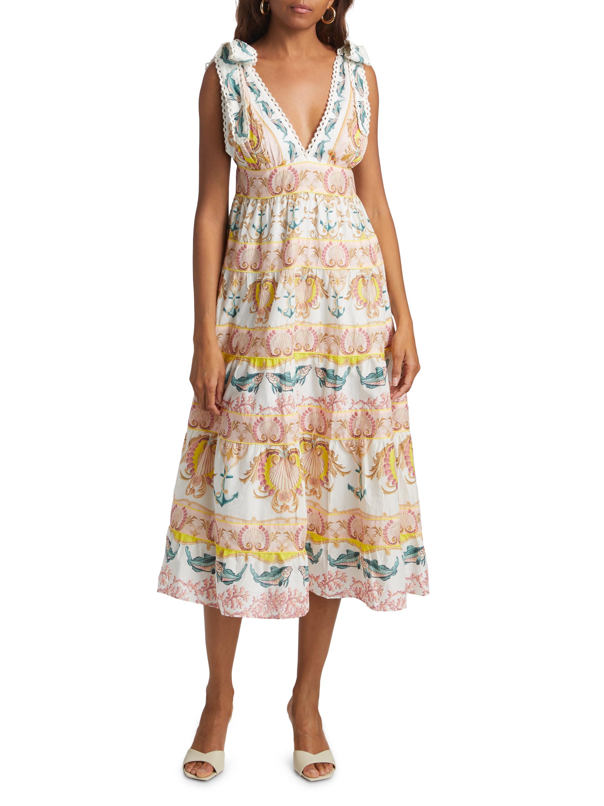 sachin and babi light blue dress FARM Rio | Dresses | Farm Rio Pink Cut Out Short Sleeve Midi Dress main image 0