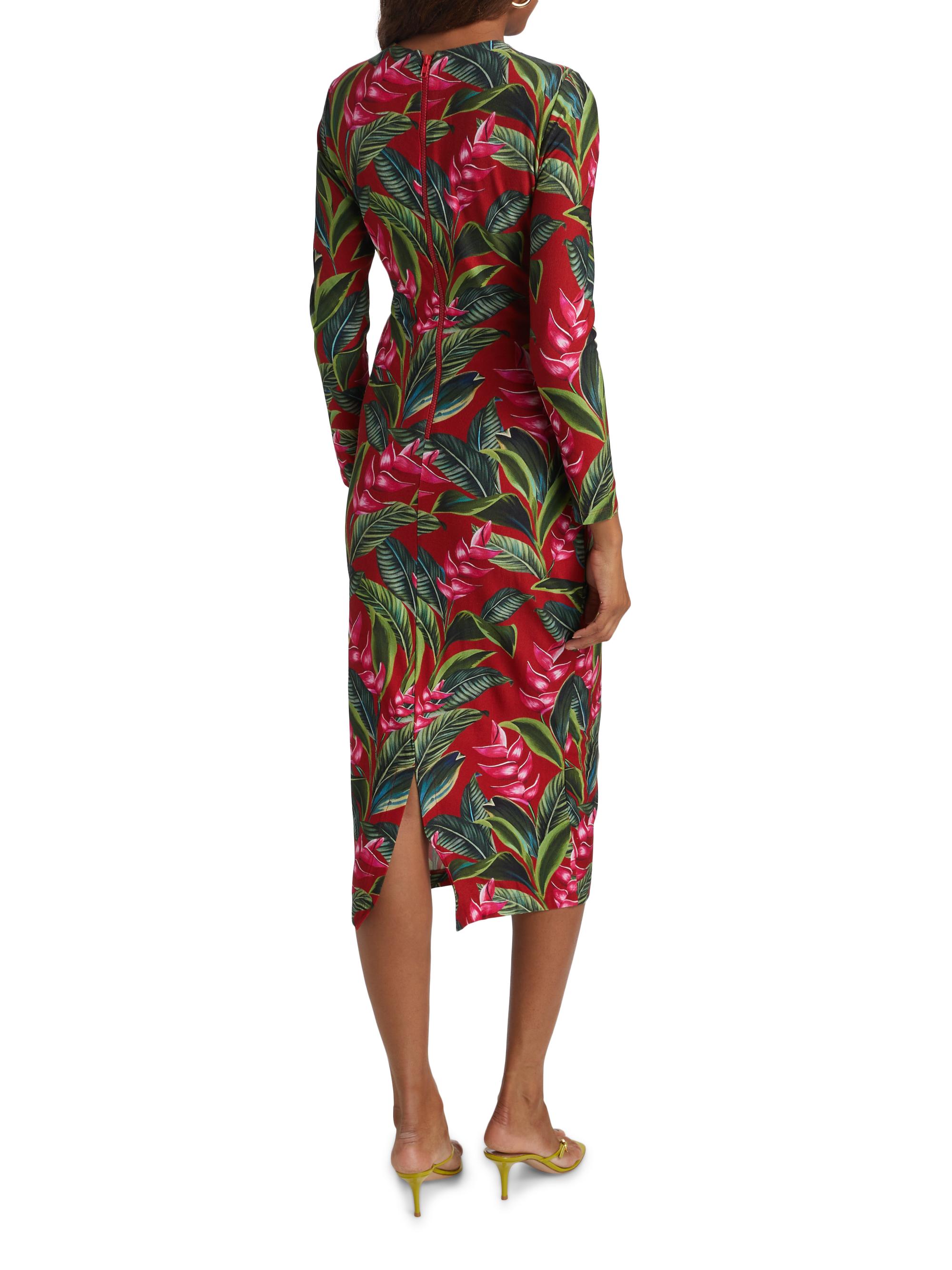 strapless open back dress Black Latin Roses 3d Flower Layered Maxi Dress main image 1