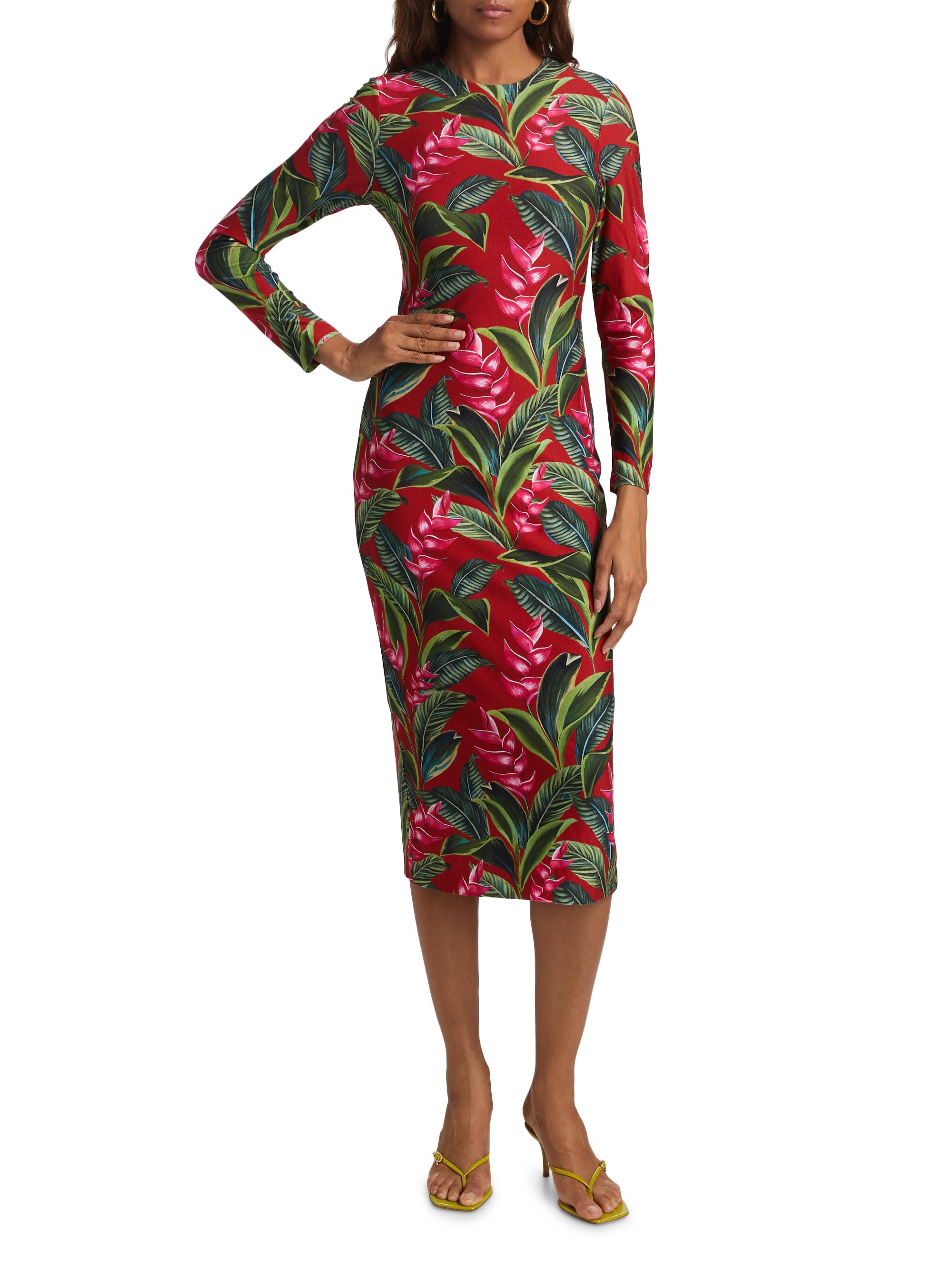 knee length dresses for ladies Farm Rio - Garden Silhouette Mini Skirt in Black main image 1