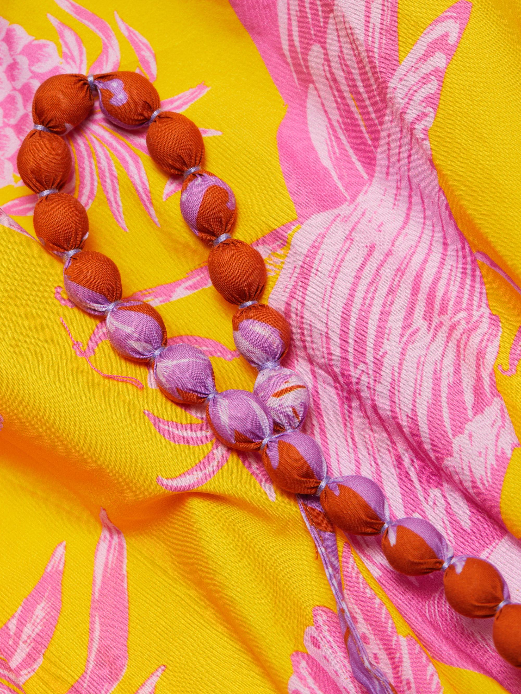 Farm Rio Tropical Swing Mix Sweetheart Midi-Dress | Saks Fifth Avenue