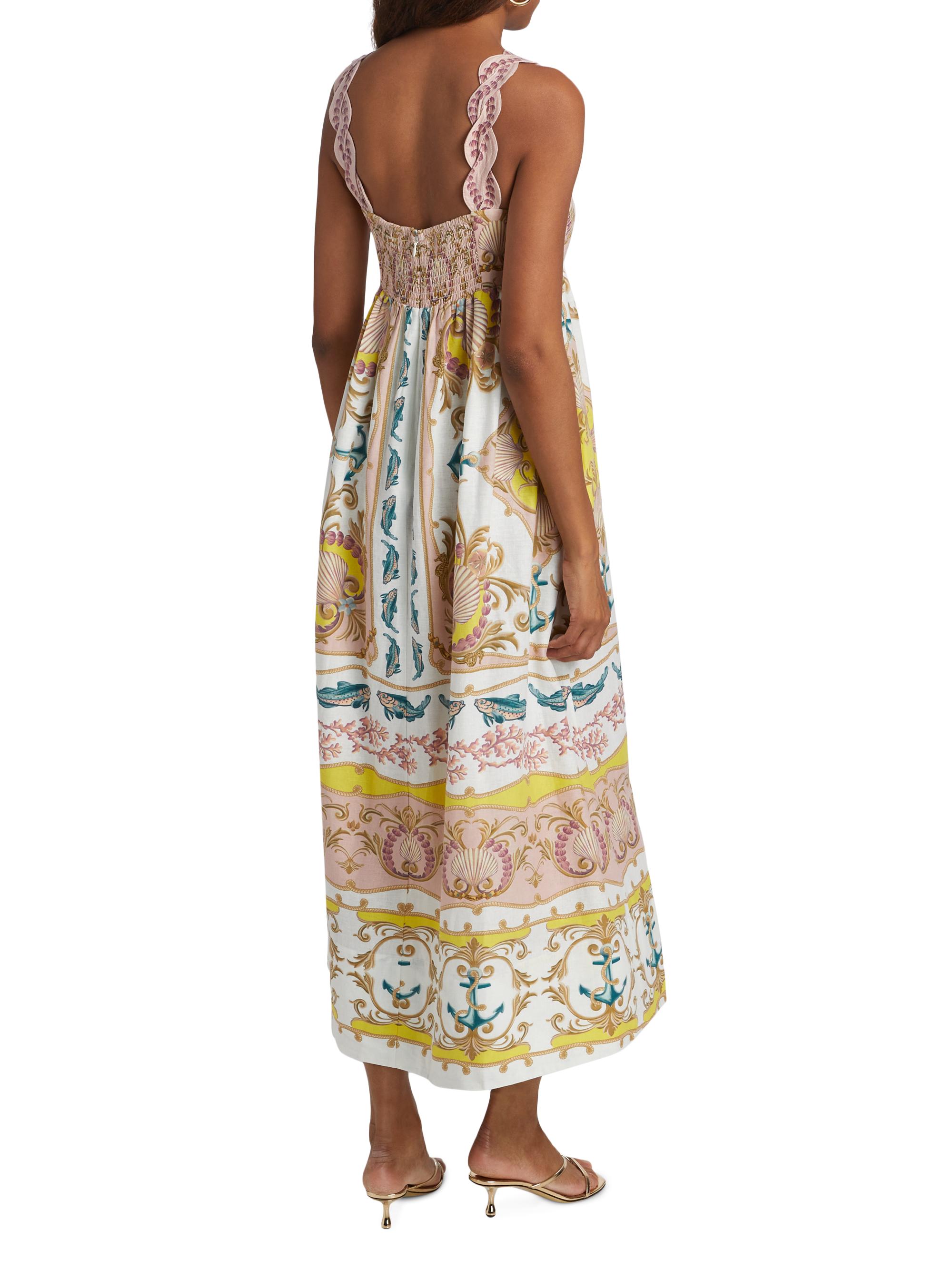 Farm Rio Maritime Magic Sleeveless Maxi Dress | Saks Fifth Avenue