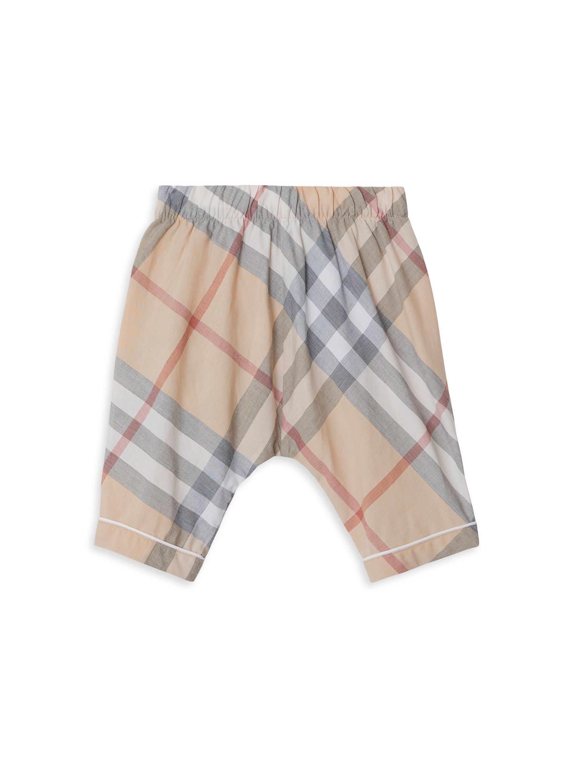 Burberry Baby's Carey Check Cotton Two-Piece Gift Set | Saks