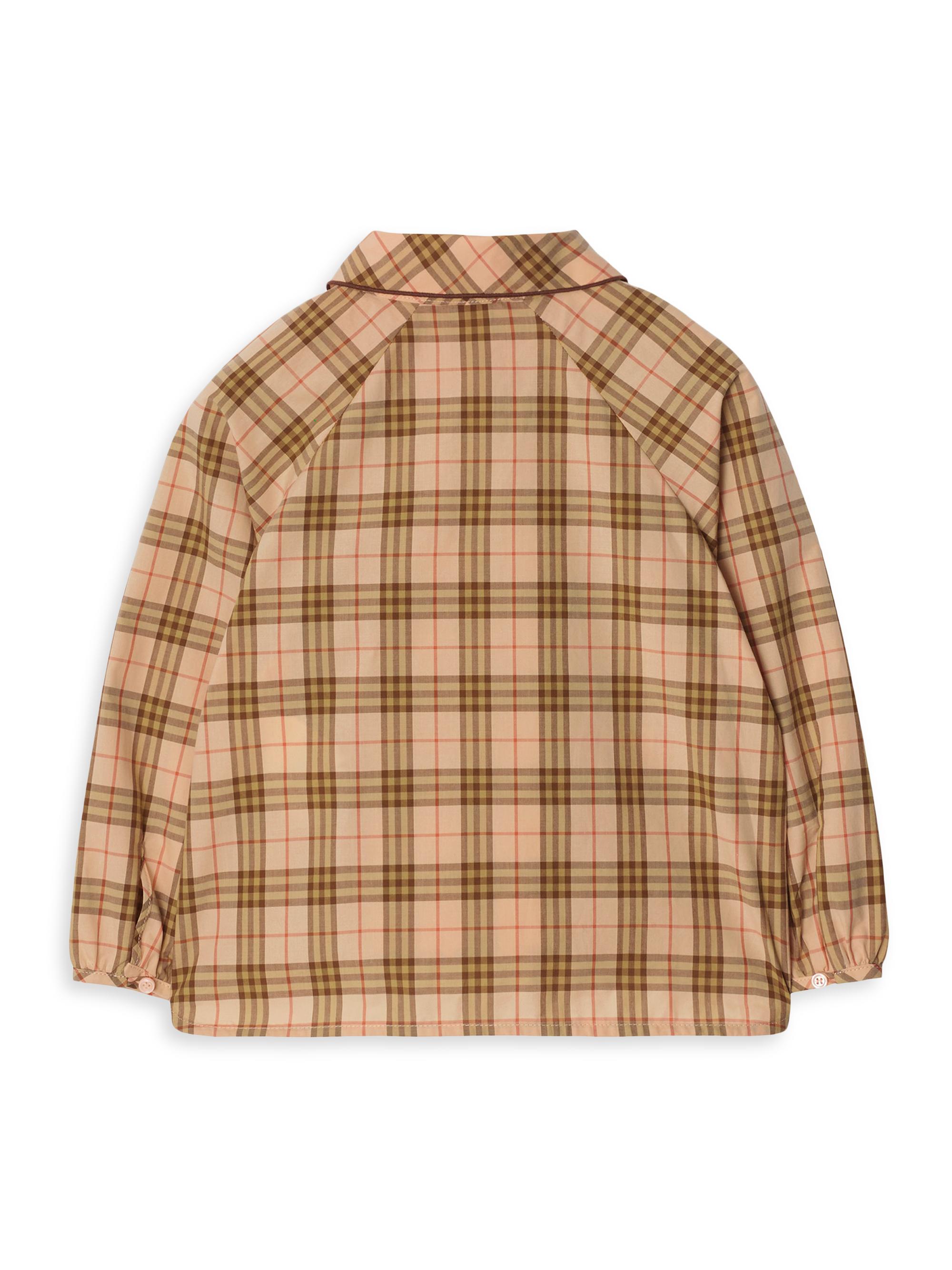 【あー 】Burberry チェックシャツ　128cm あー 】Burberry チェックシャツ 128cm Burberry チェック オーバー