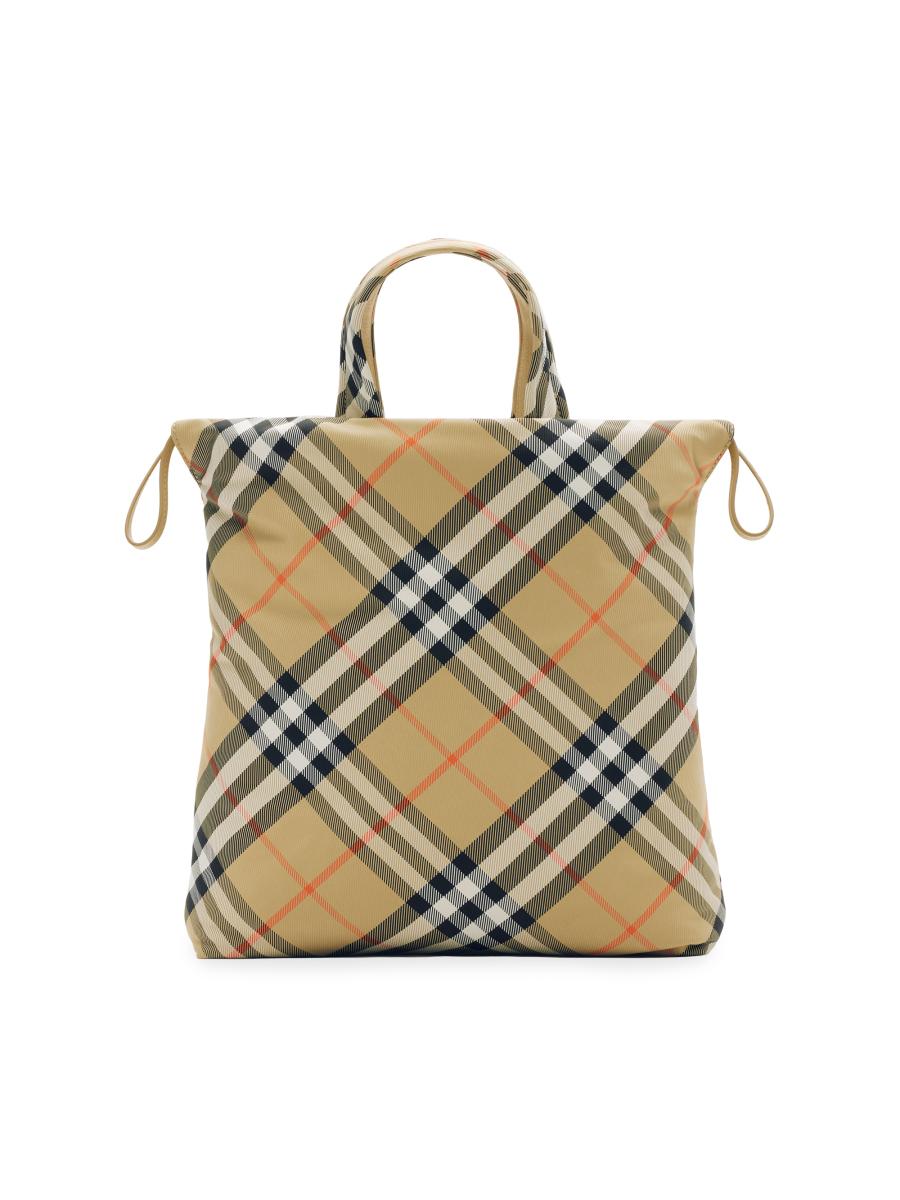 Burberry Kid's Drawstring Check Tote Bag | Saks Fifth Avenue