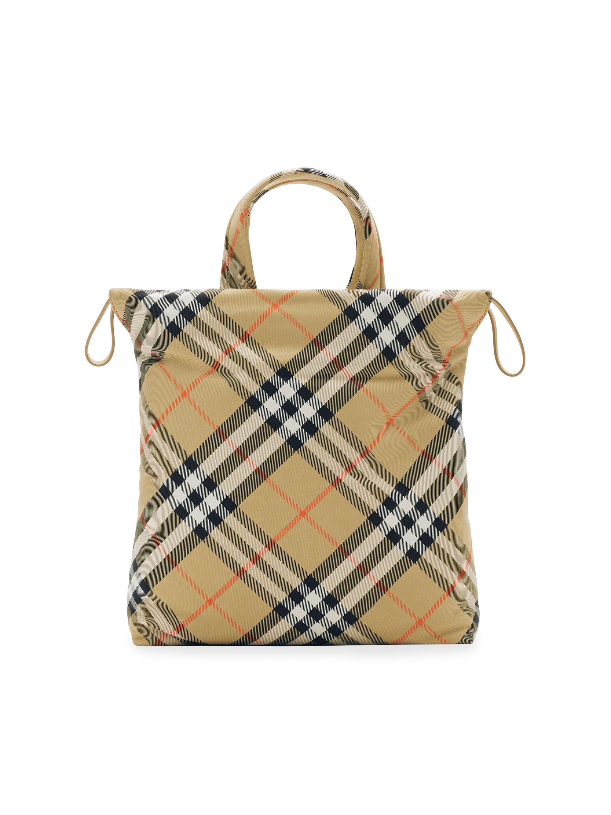 Burberry Kid's Drawstring Check Tote Bag | Saks Fifth Avenue