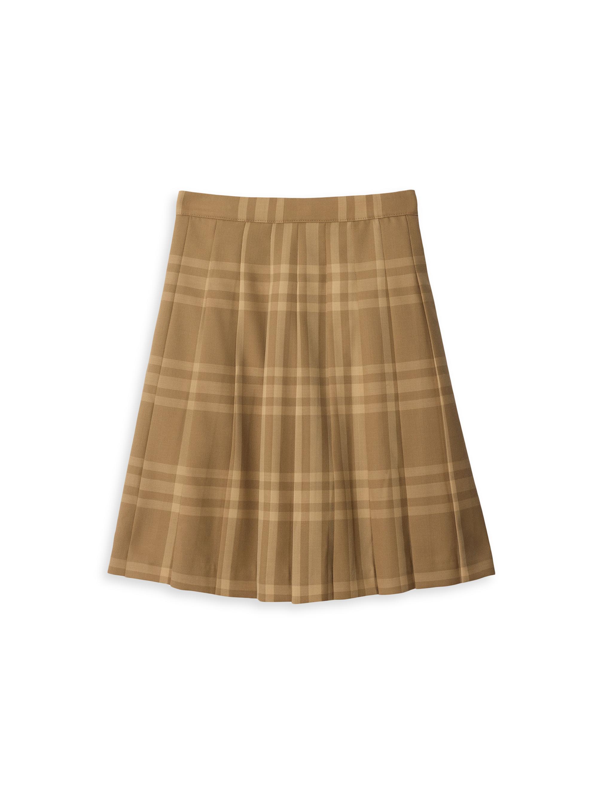 Burberry Little Girl's & Girl's Estelle Check Wool Skirt | Saks