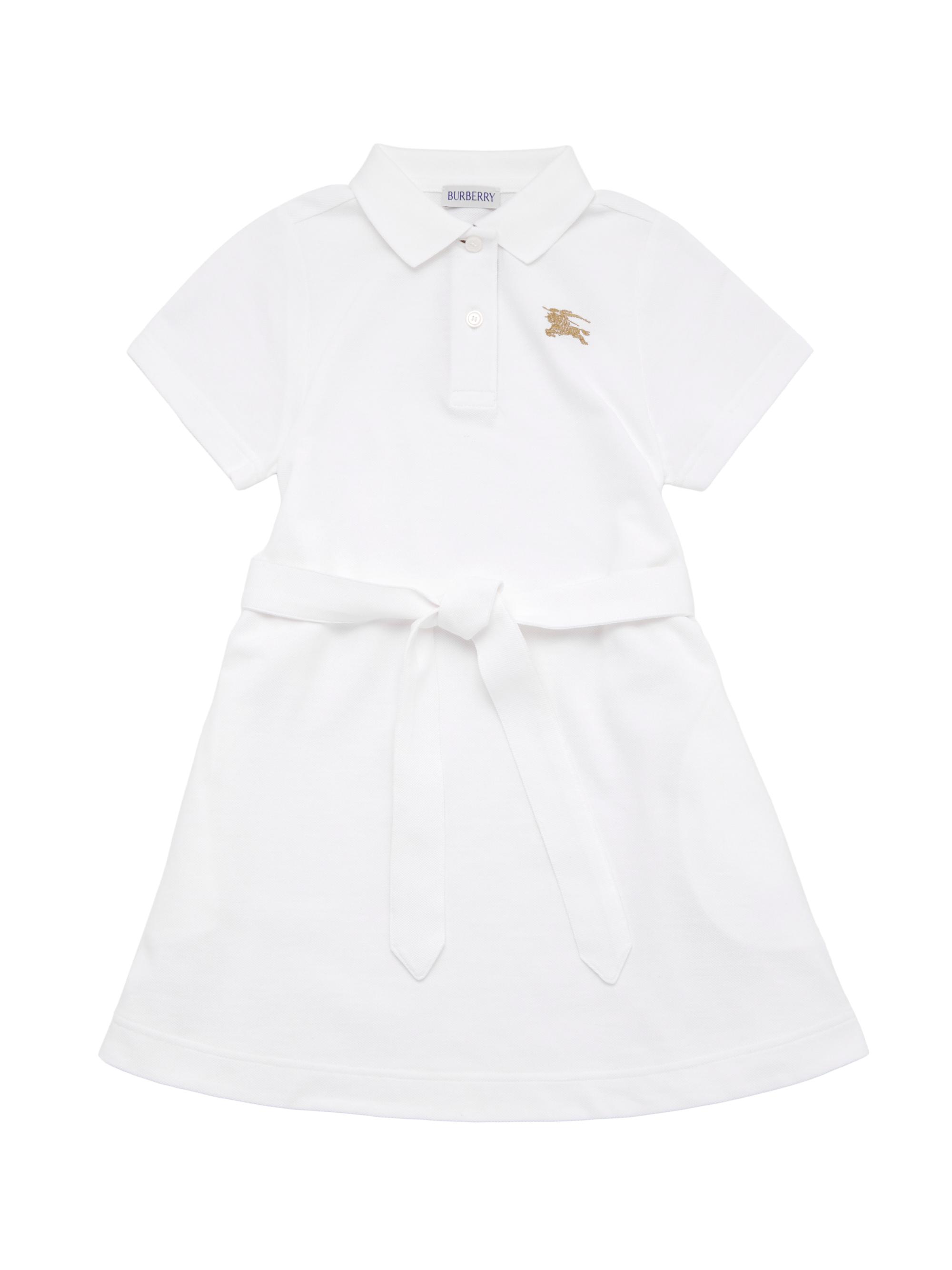 Burberry Baby Girl's, Little Girl's &Big Girl's Polo Shirtdress - White