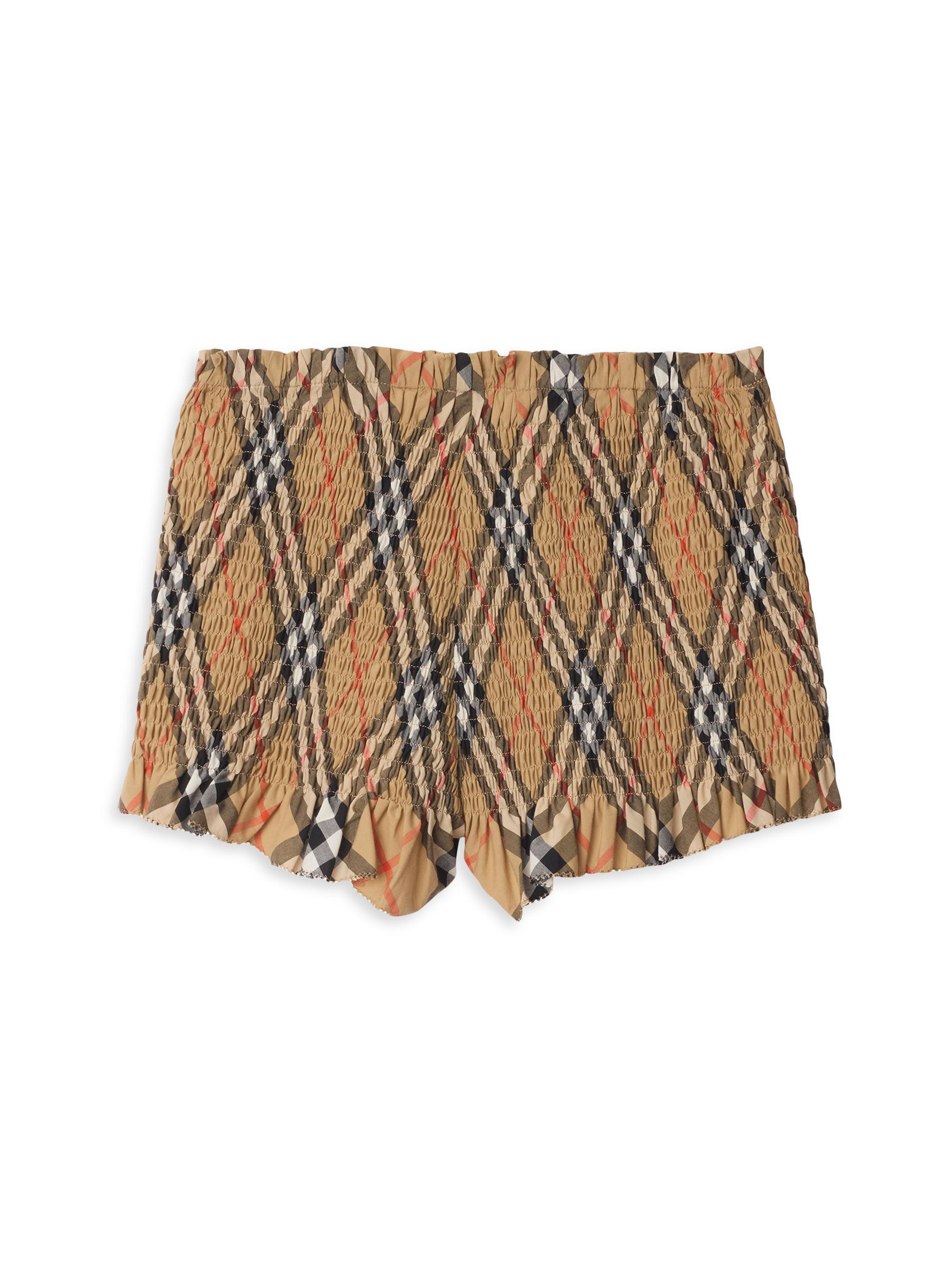 Burberry children ハーフパンツ キュロット 8Y 128cm Burberry Baby Girl's, Little Girl's & Girl's Remy Smocked Check