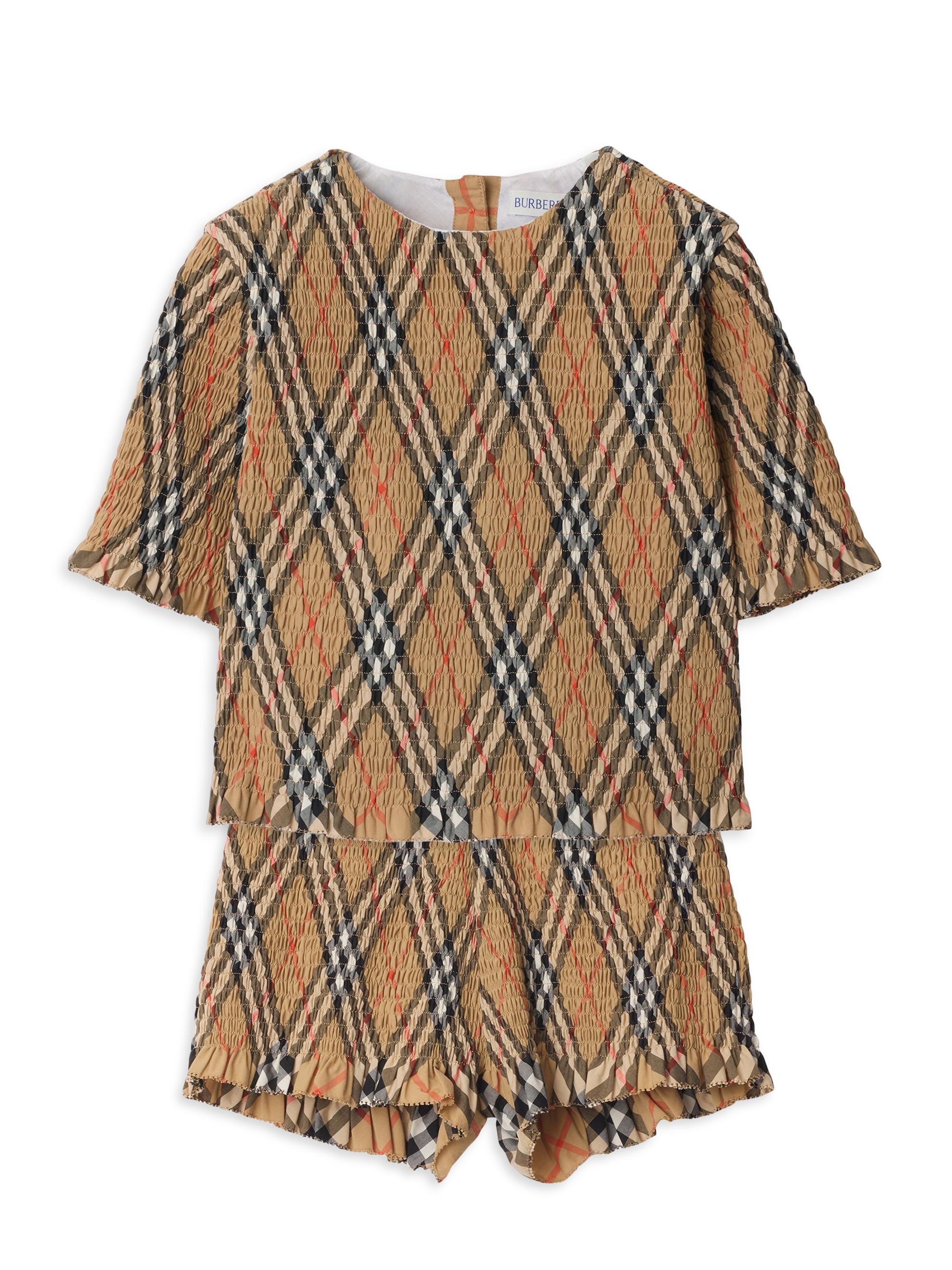 Burberry Baby Girl's, Little Girl's & Girl's Remy Smocked Check