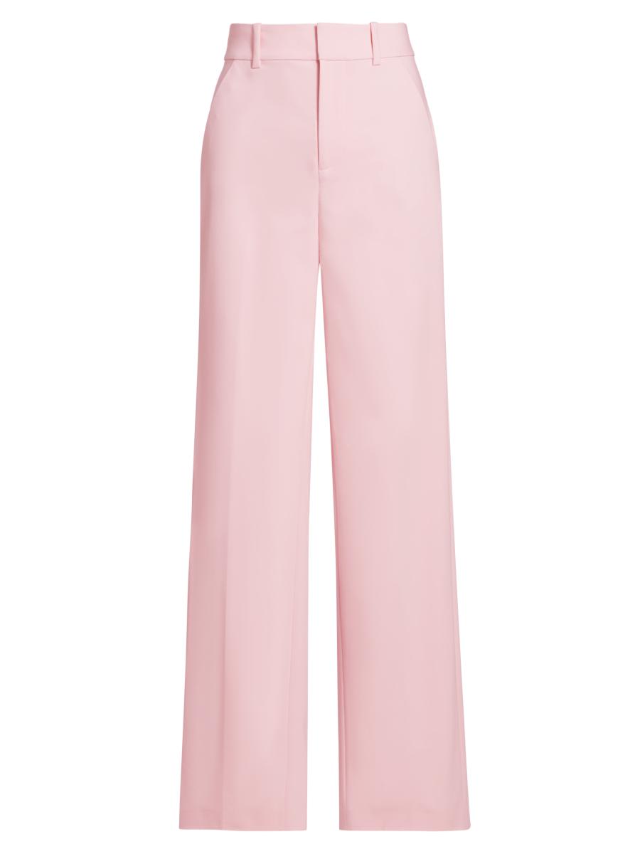 Alice + Olivia Alexander High-Rise Slim Pants | Saks Fifth