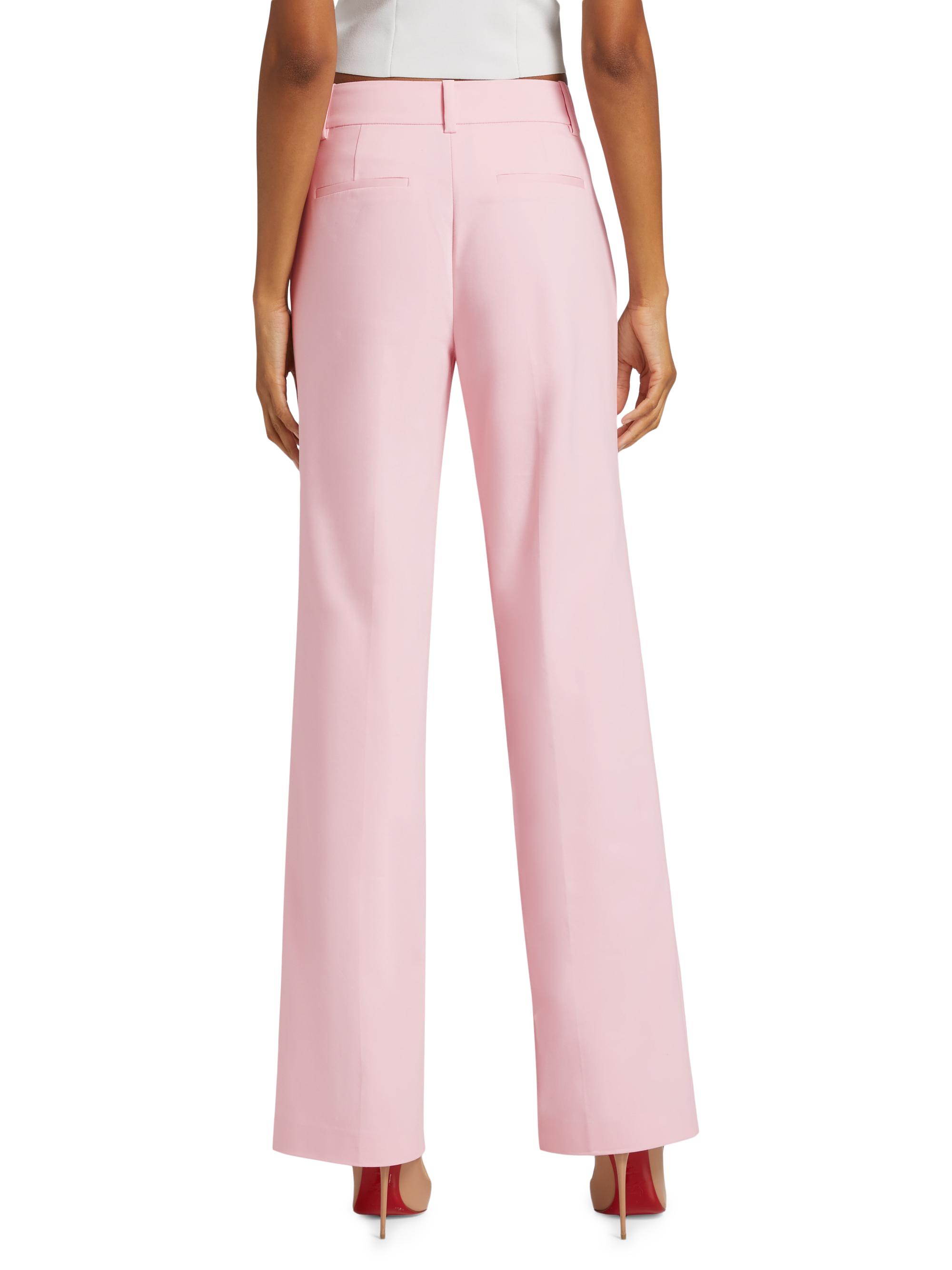 Alice + Olivia Alexander High-Rise Slim Pants | Saks Fifth