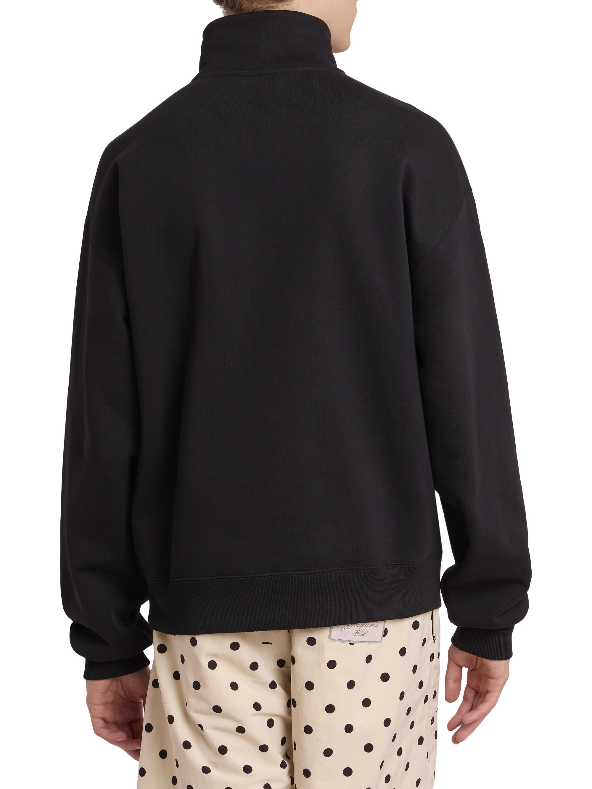 Jacquemus Le Camionneur Grosgrain Half-Zip Pullover | Saks