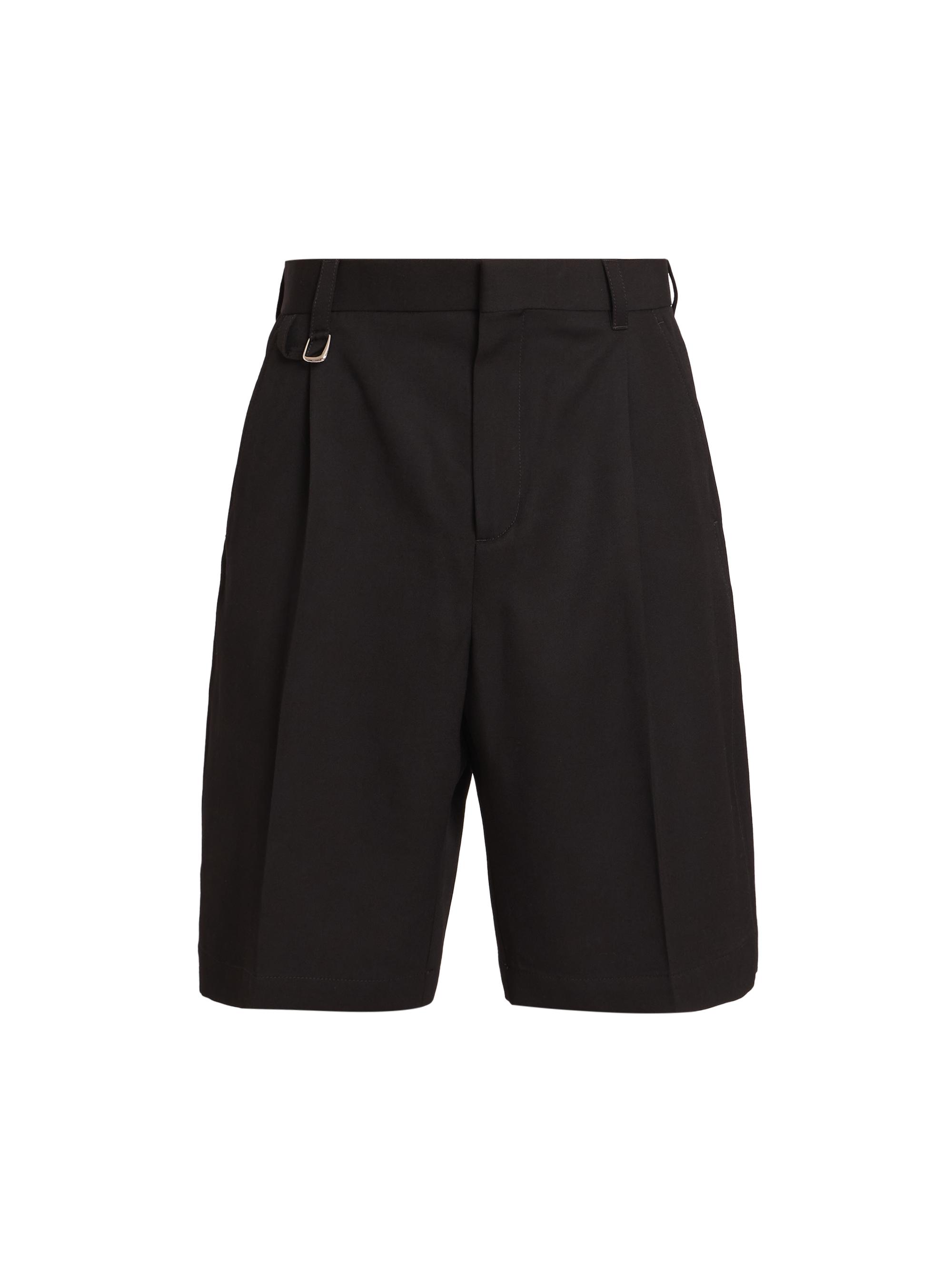 Jacquemus Men's Virgin Wool Shorts - Black