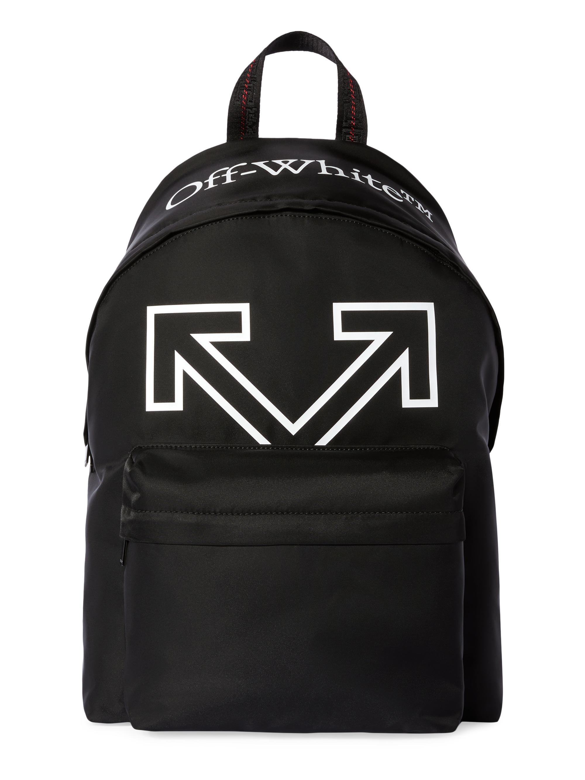 Off-White Men's Heritage Polaymide Backpack - Black White