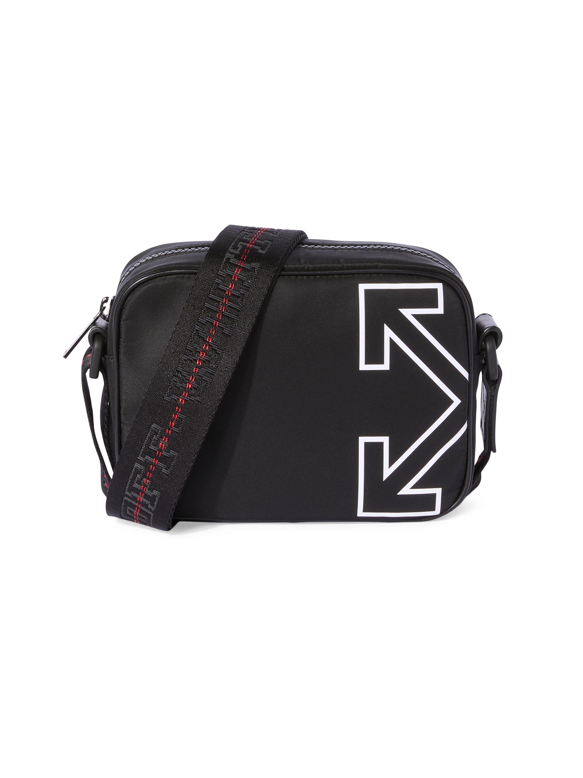 Off-White Men's Heritage Camera Bag - Black White