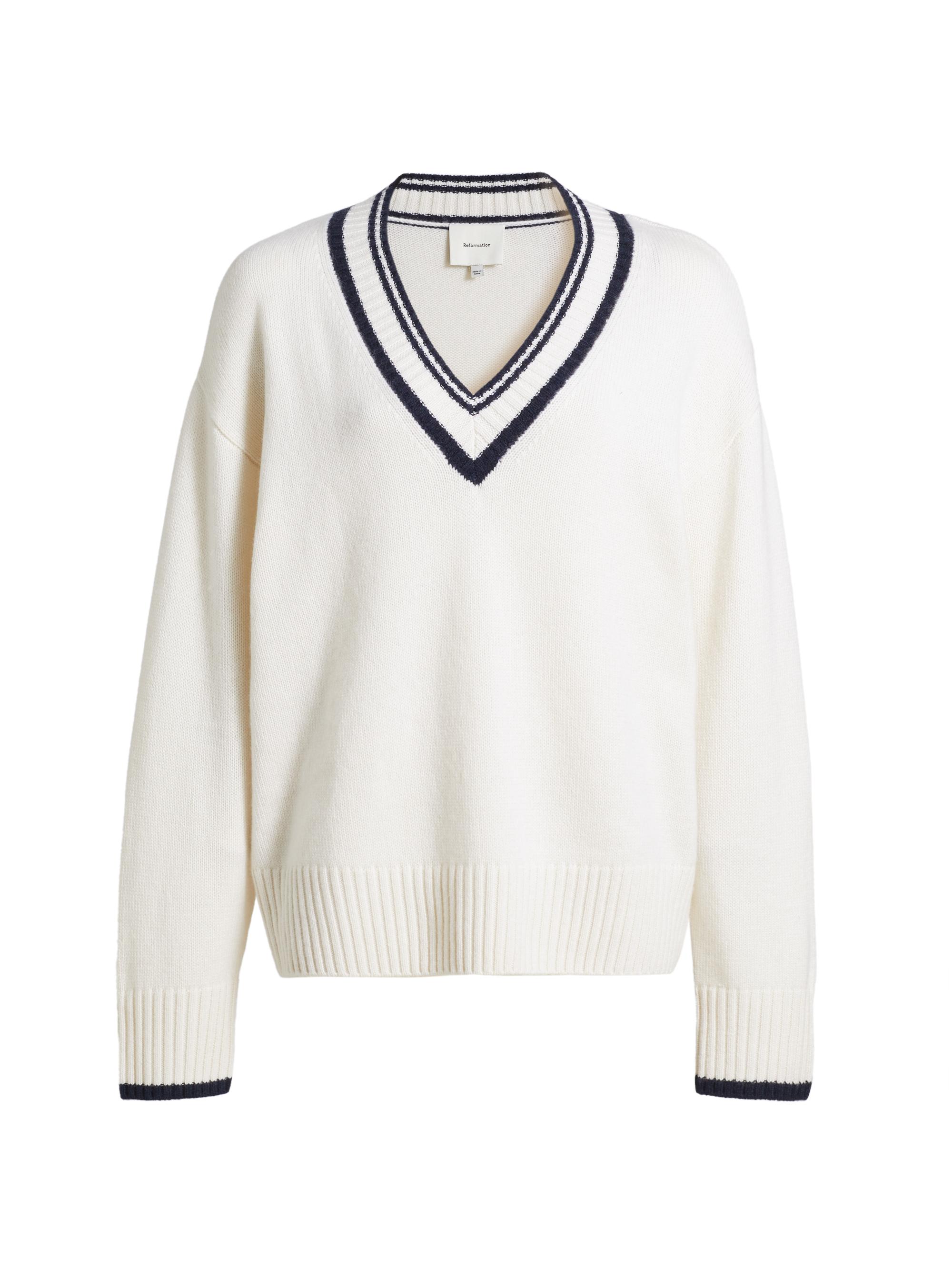 Reformation Jadey Oversized Cashmere-Wool Sweater | Saks Fifth Avenue