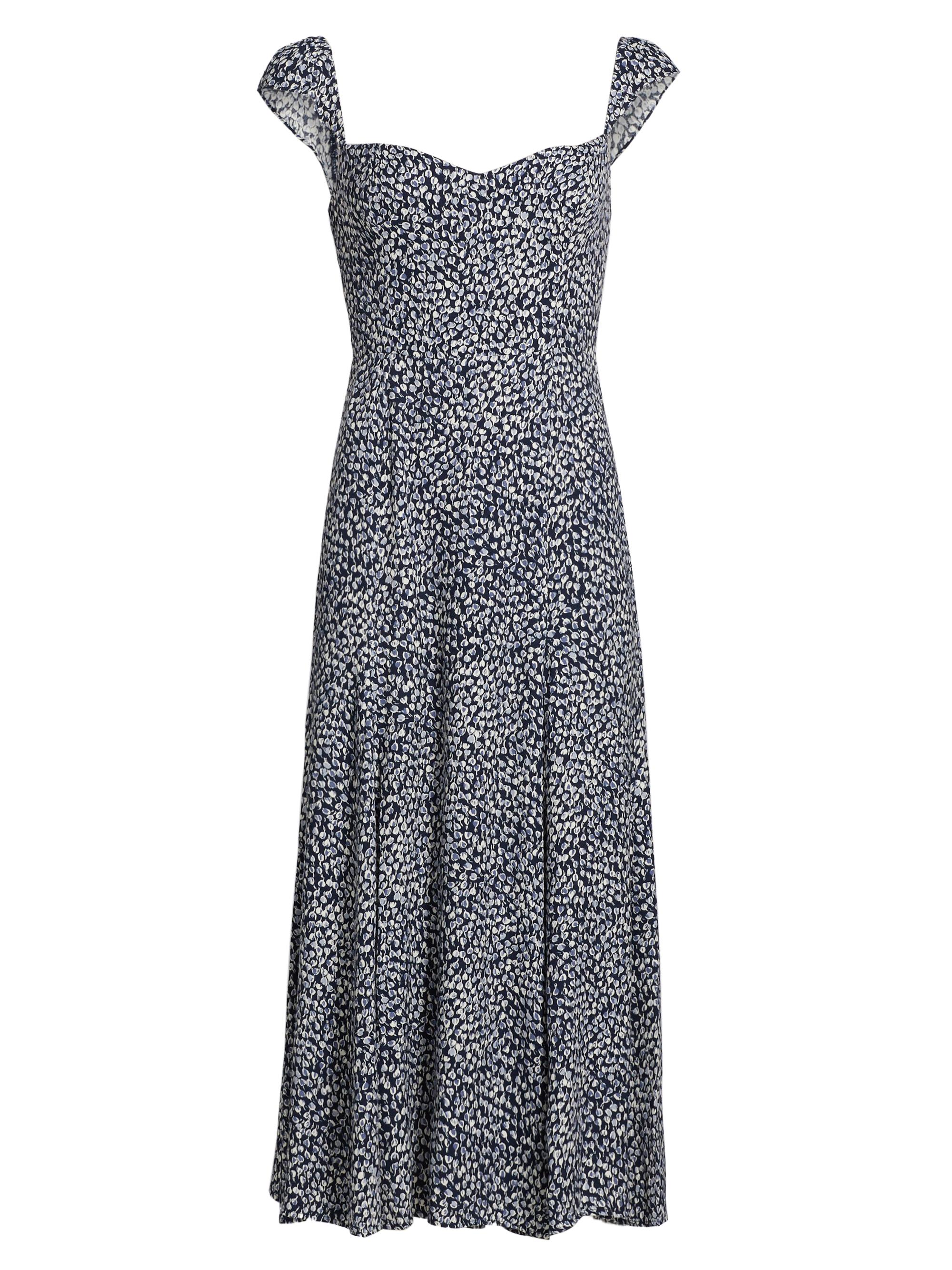 Reformation Women's Bryson Floral Sweetheart Midi-Dress - Largo