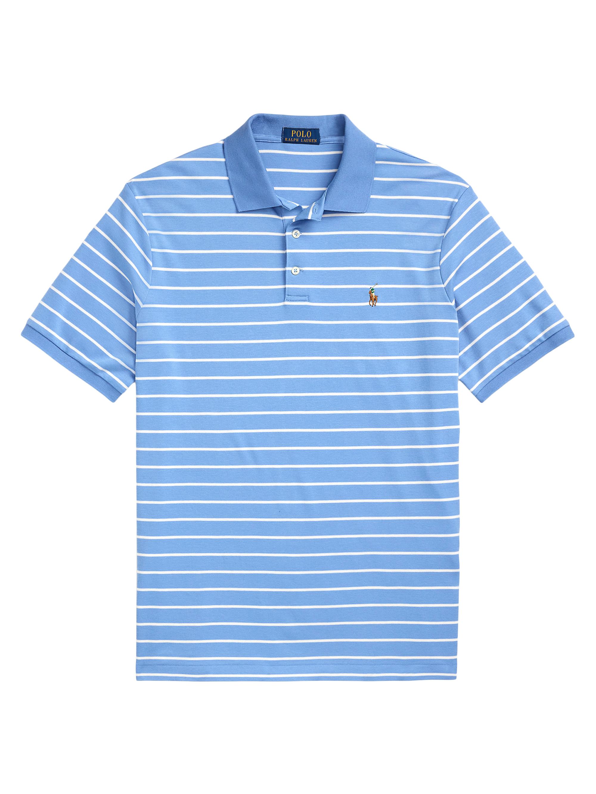 Classic Fit Striped Polo Shirt