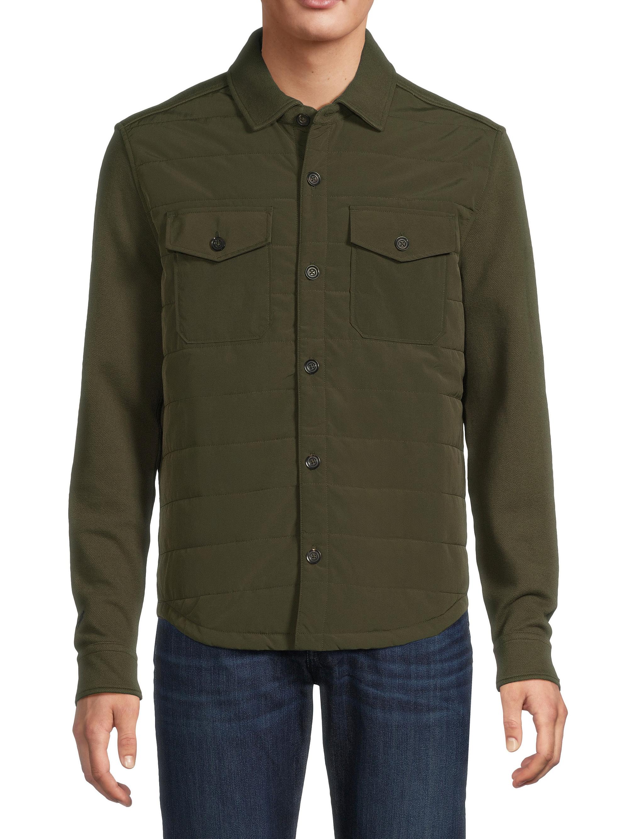 Polo Ralph Lauren Hybrid Quilted Overshirt | Saks Fifth Avenue