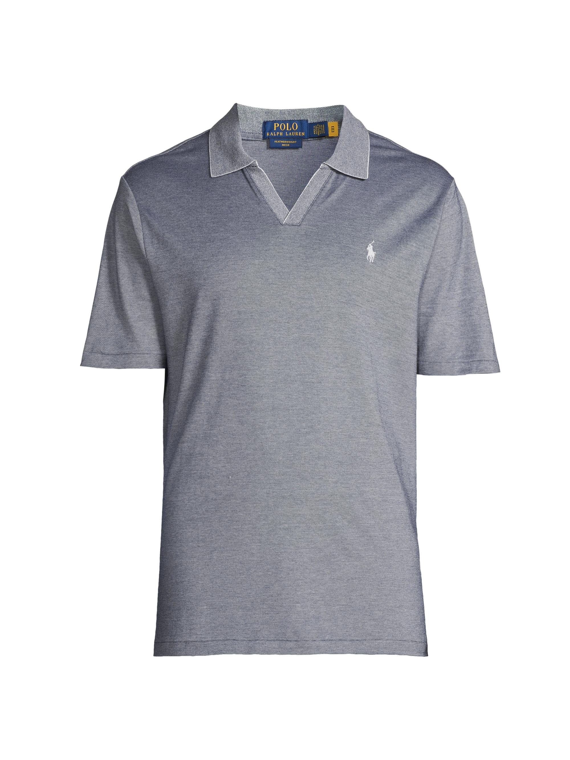 Polo Ralph Lauren Men's Classic-Fit Featherweight Polo Shirt - Newport Navy White