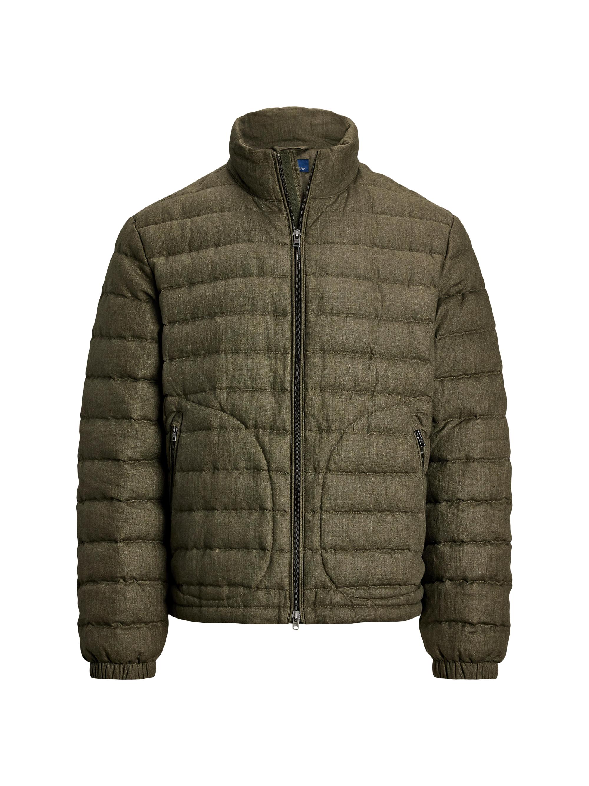 Polo Ralph Lauren Quilted Linen Down Jacket | Saks Fifth Avenue