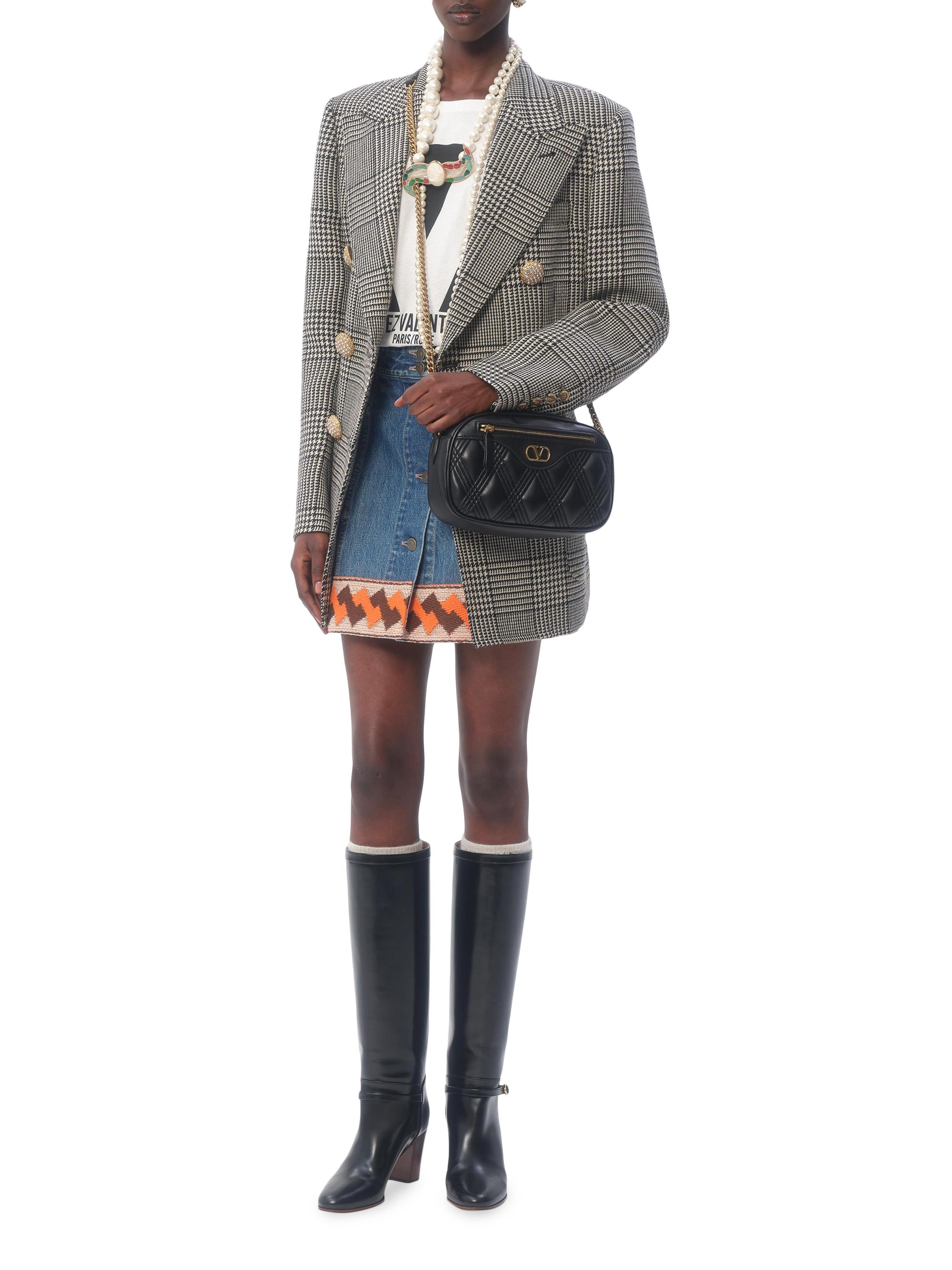 Valentino Garavani Quiltie 67 Medium Shoulder Bag in Quilted Nappa