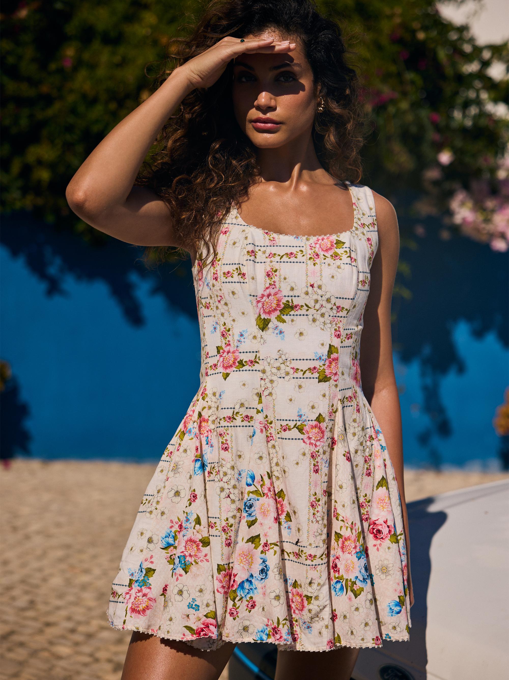 【本日限定価格】Betty flare mini dress アンドマリー Betty flare mini dress