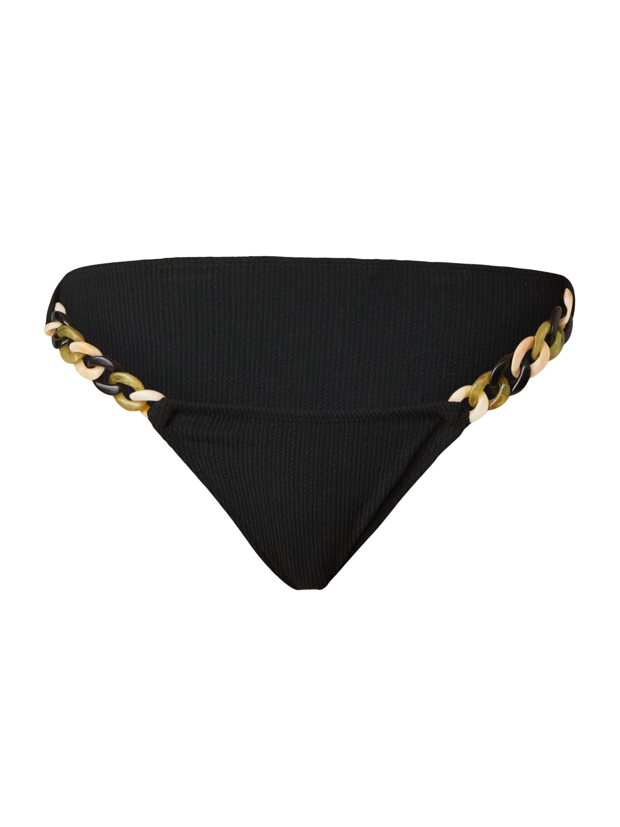 Shoshanna Women's Chain Classic Bikini Bottom - Jet