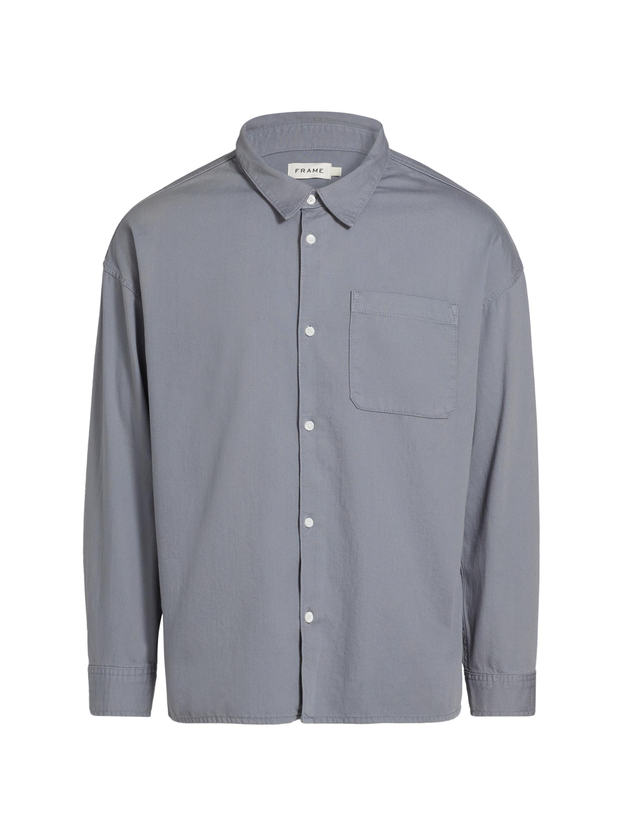 トップス meer. RIPPLE OVERSHIRT gray Textured Zip-Through Overshirt - Navy | Men's Shirts | Designer