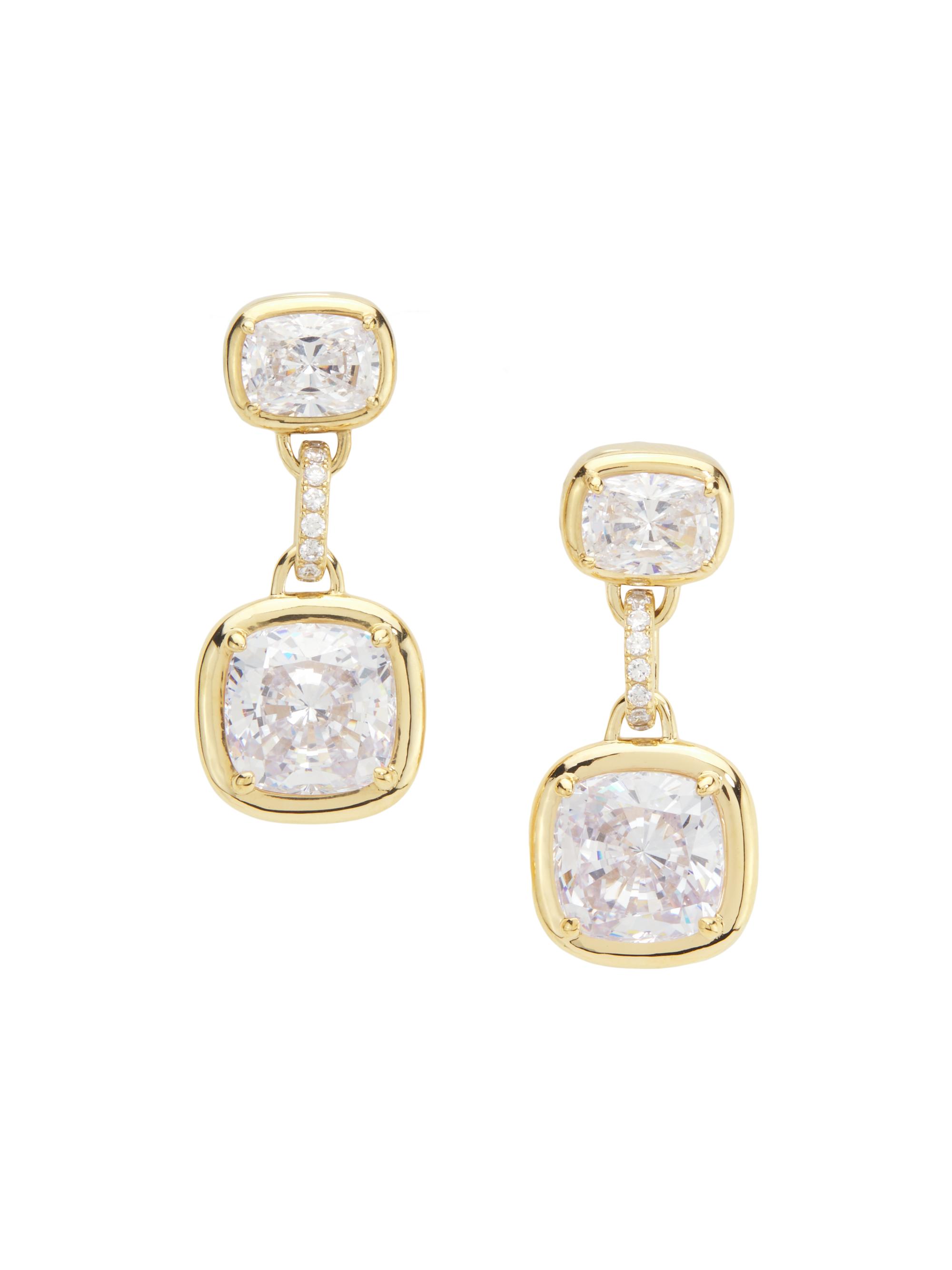 Adriana Orsini Women's Cabrete 18K-Gold-Plated & Cubic Zirconia Drop Earrings - Gold