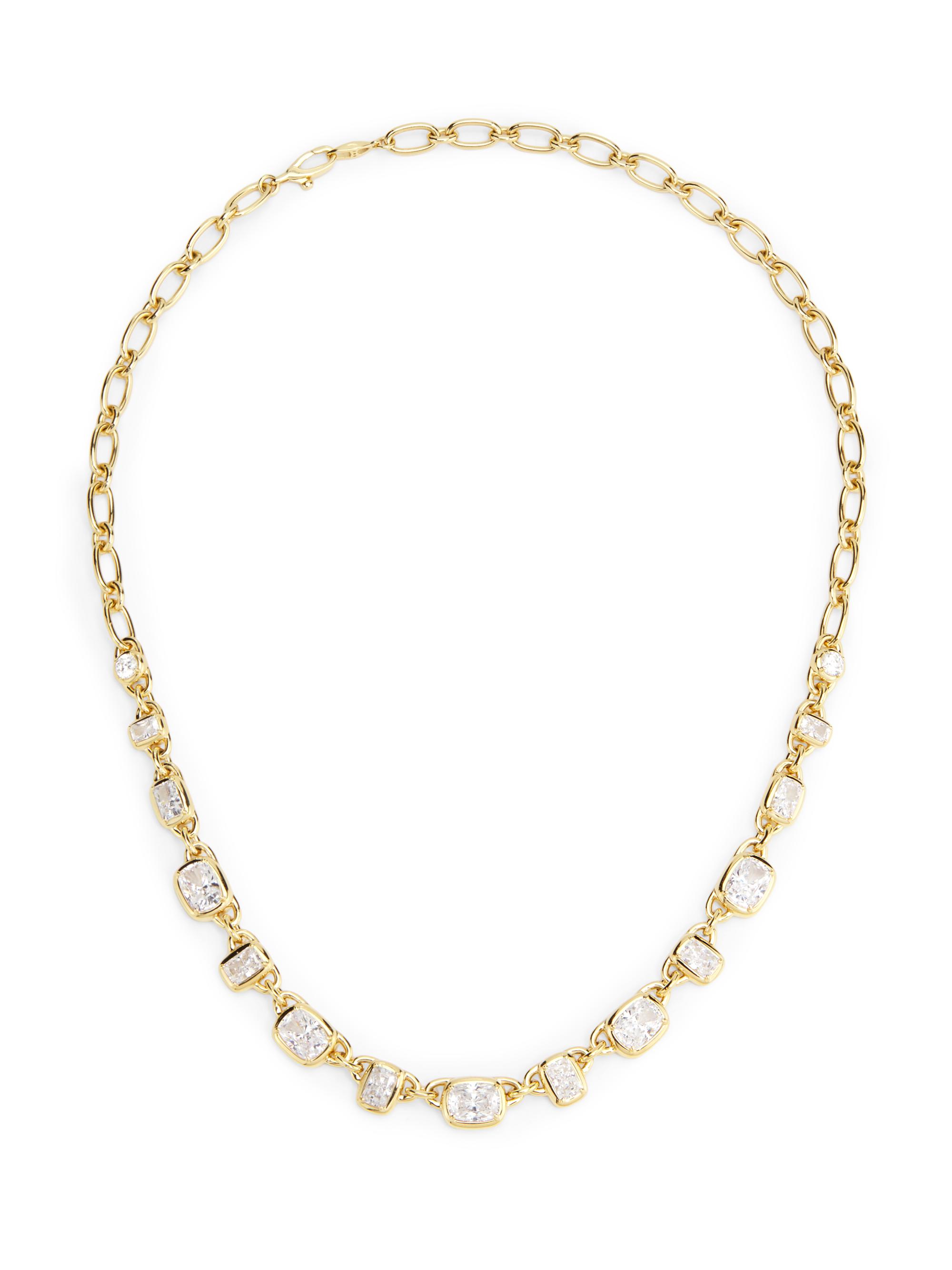 Adriana Orsini Women's Cabrete 18K-Gold-Plated & Cubic Zirconia Necklace - Gold
