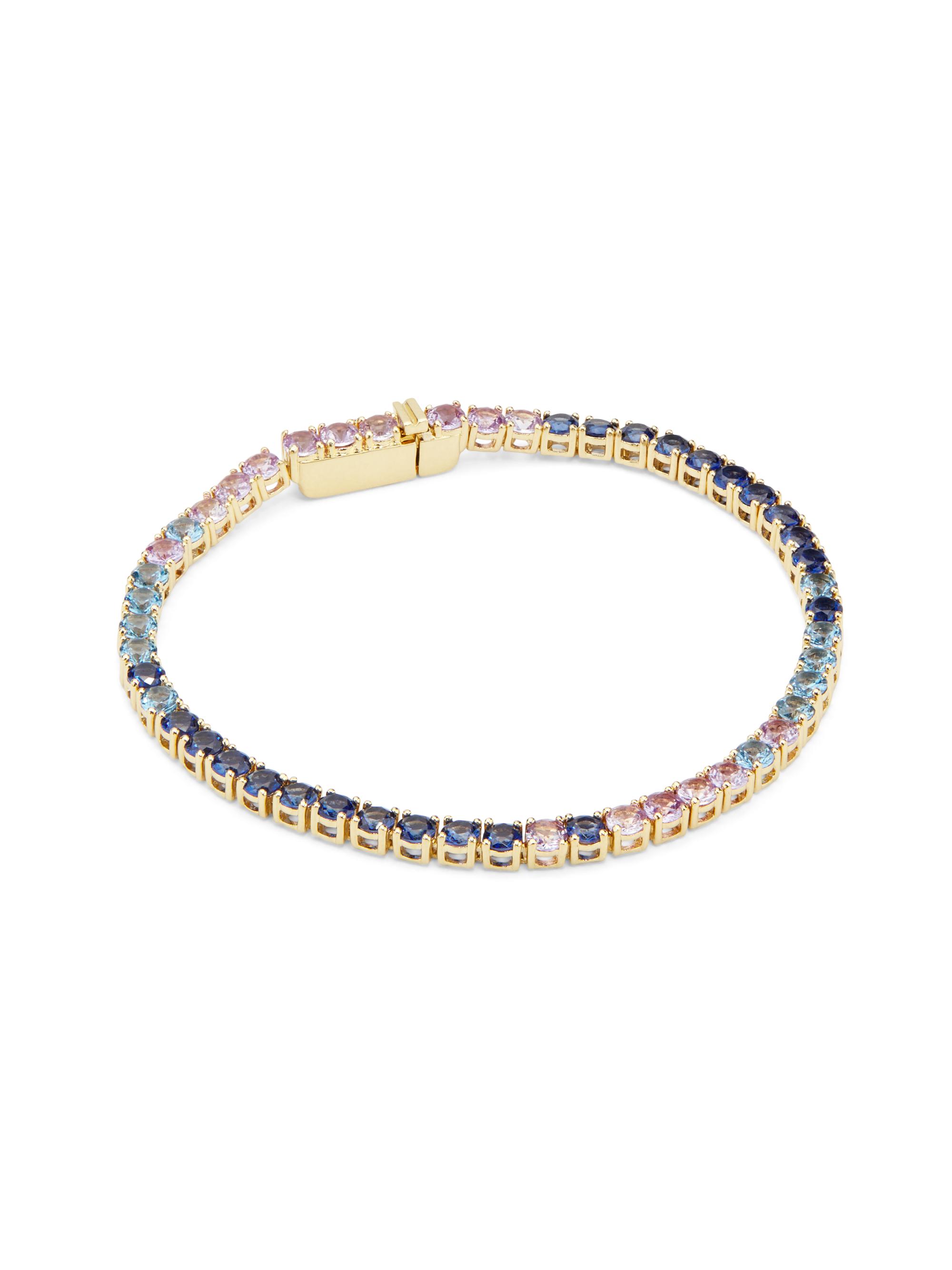 Adriana Orsini Women's 18K-Gold-Plated & Ombré Crystal Tennis Bracelet - Ombre Blue