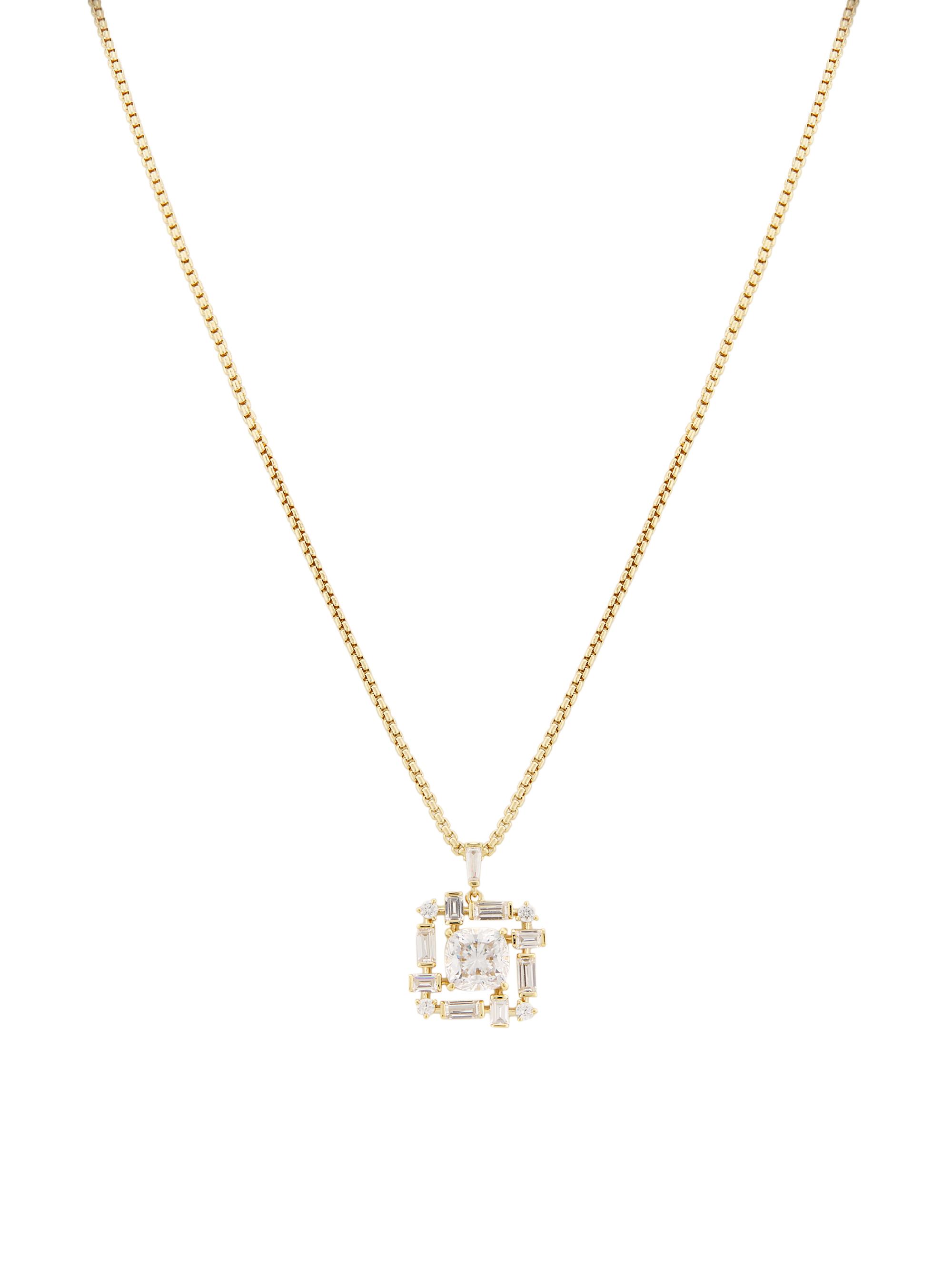 Adriana Orsini Women's Gwen Rhodium-Plated & Cubic Zirconia Cluster Pendant Necklace - Gold