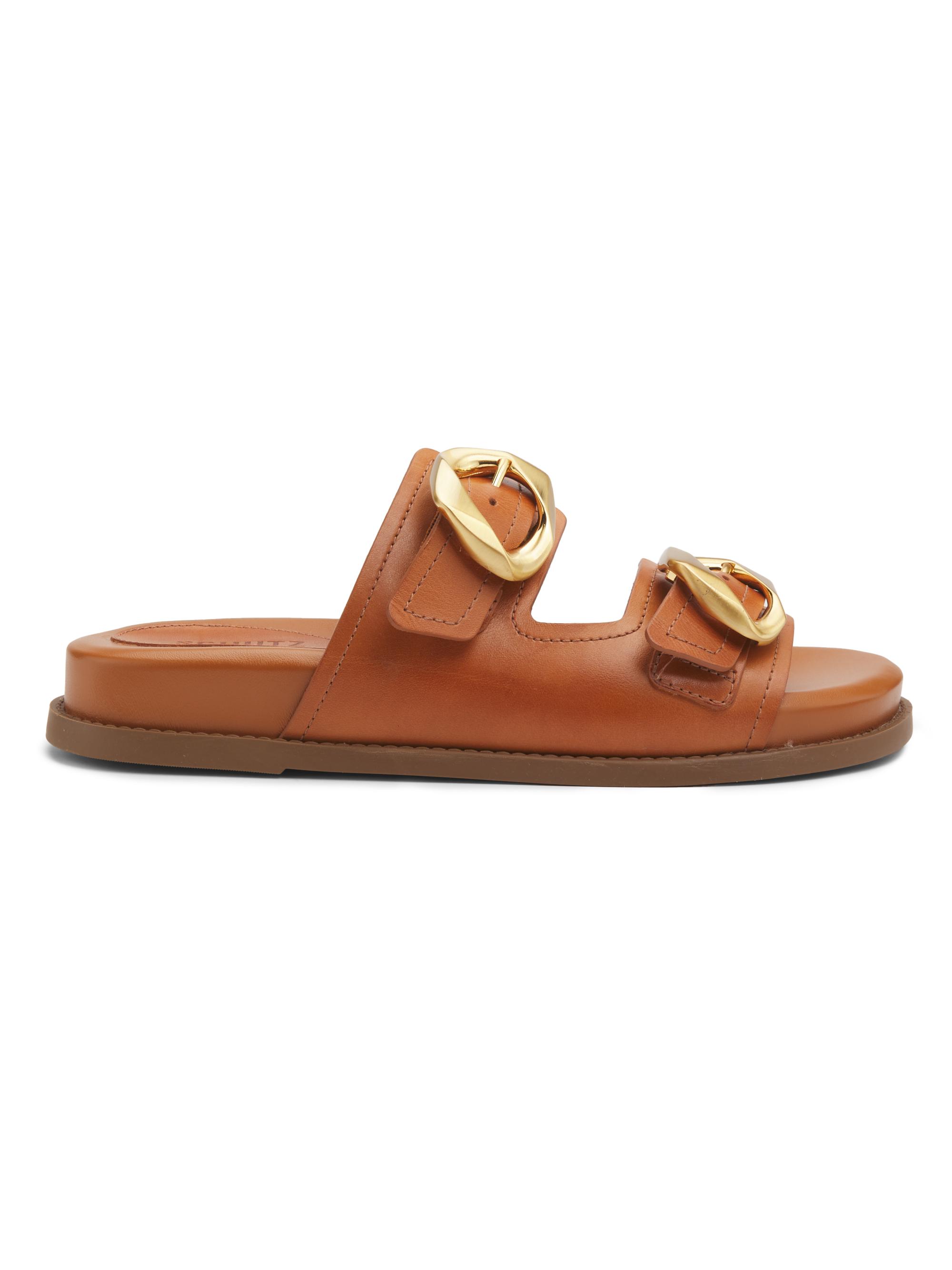 Schutz Olga Sporty Leather Sandals | Saks Fifth Avenue
