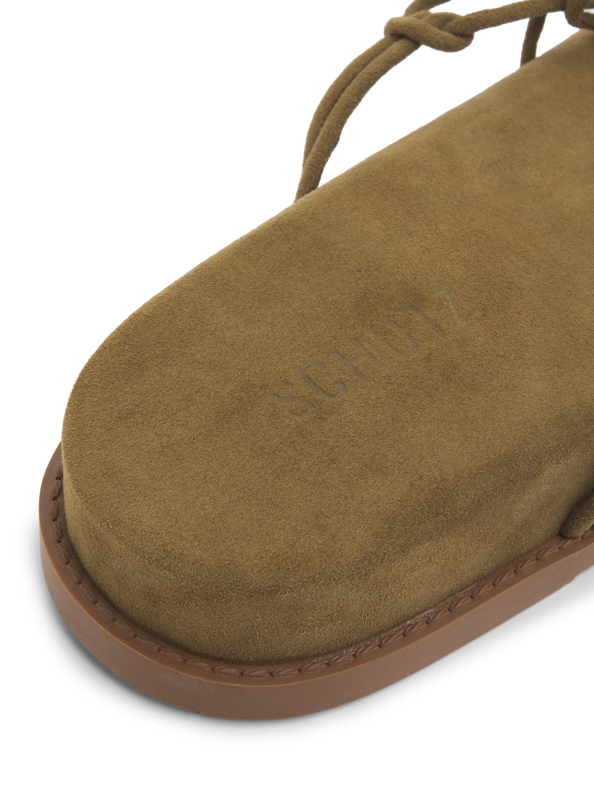 Schutz Calabria Sporty Suede Sandals | Saks Fifth Avenue