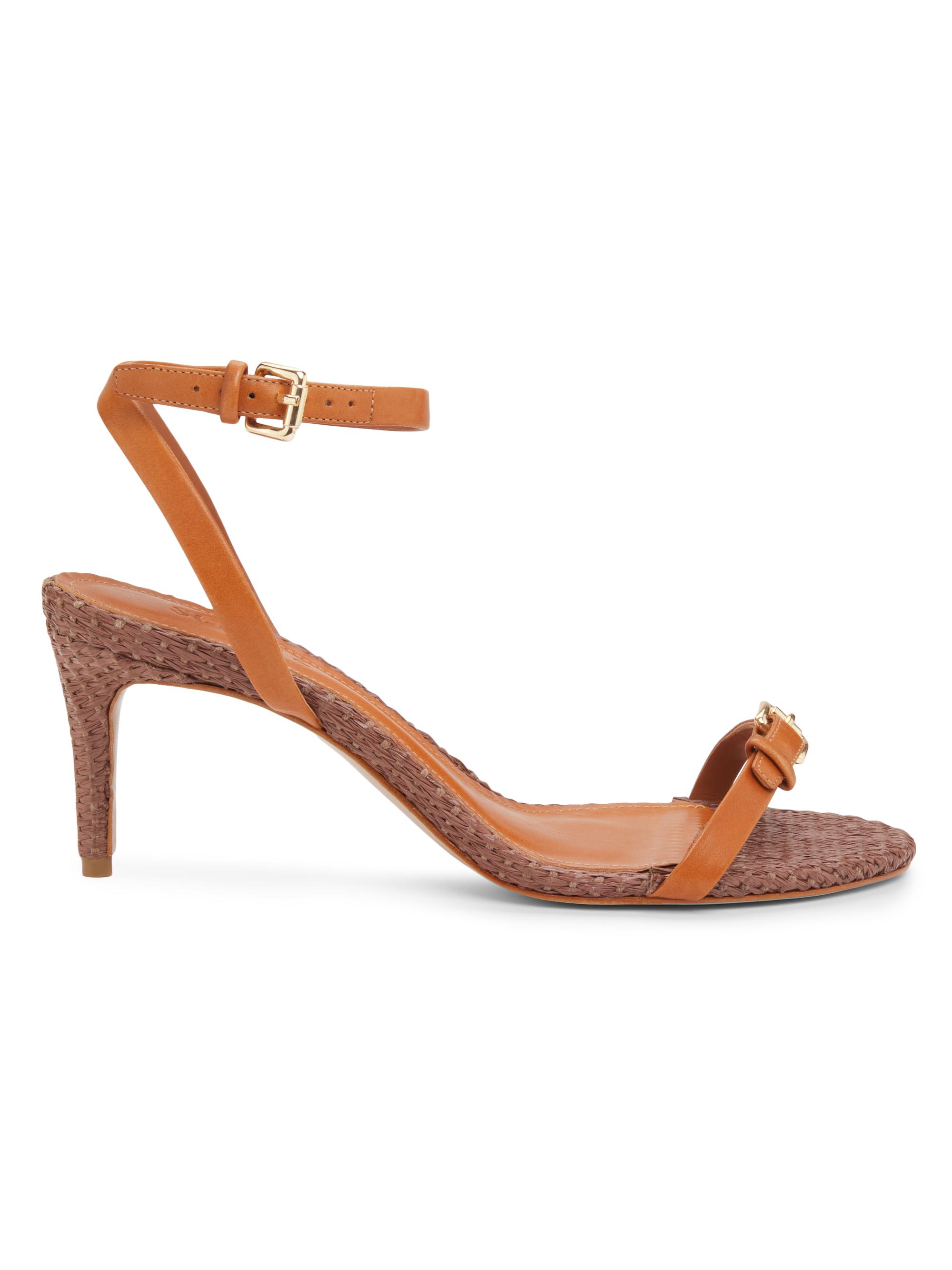 Schutz Women's Aurora 7MM Strappy Stiletto Sandals - Brown