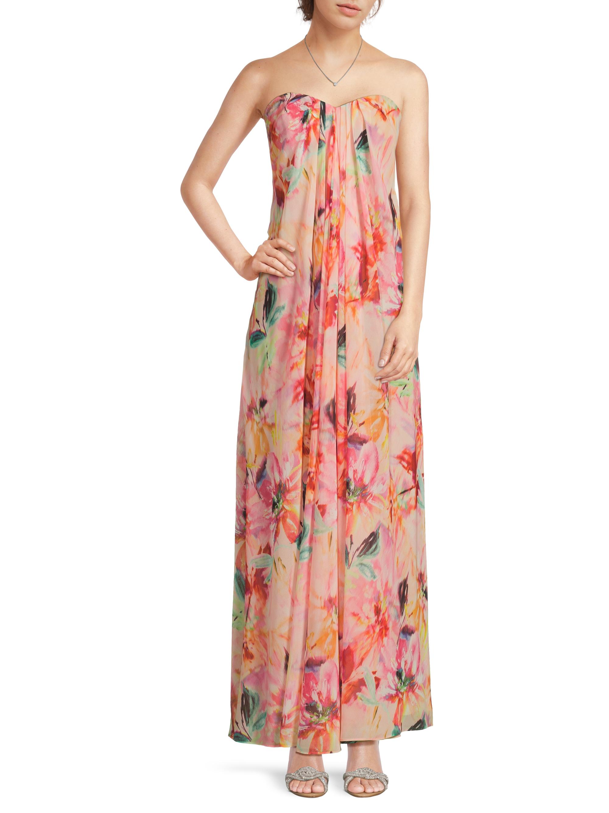 Liv Foster Brooke Strapless Chiffon Maxi Dress | Saks Fifth Avenue
