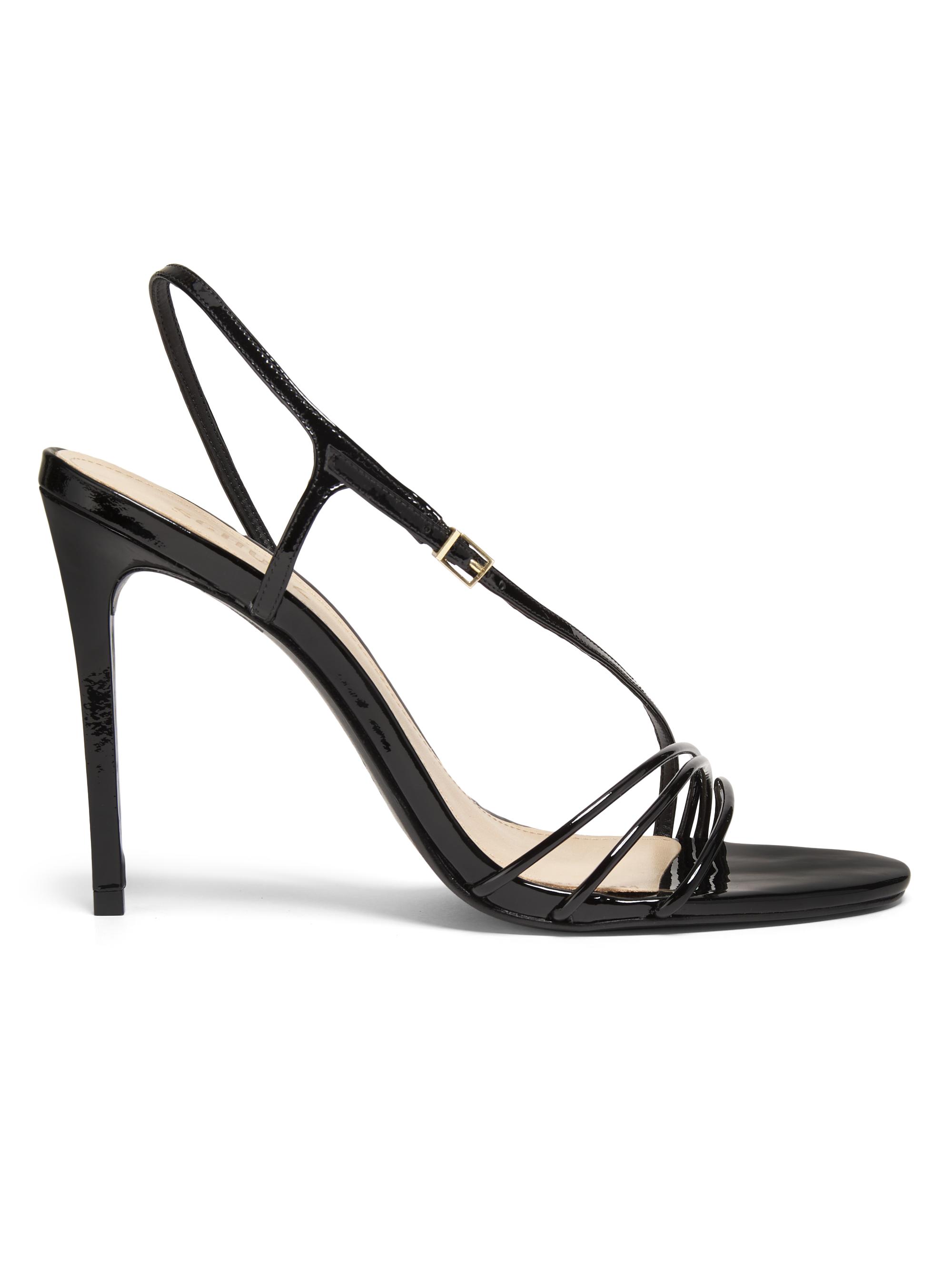 イサゴ Schutz Inez 100MM Patent Leather Sandals | Saks Fifth Avenue