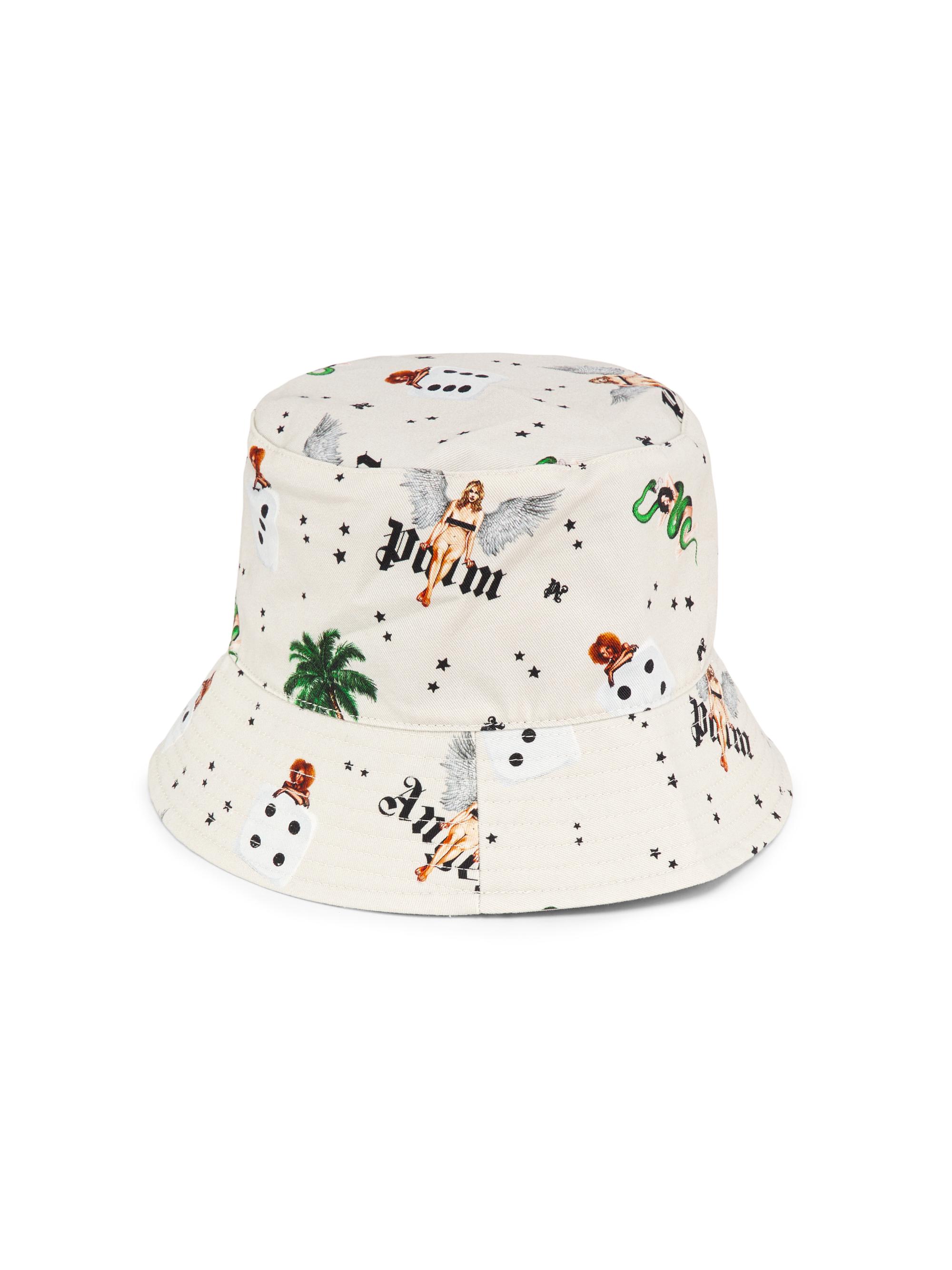 PalmAngels バケットハット 0400022163284_IVORYMULTICOLOR?