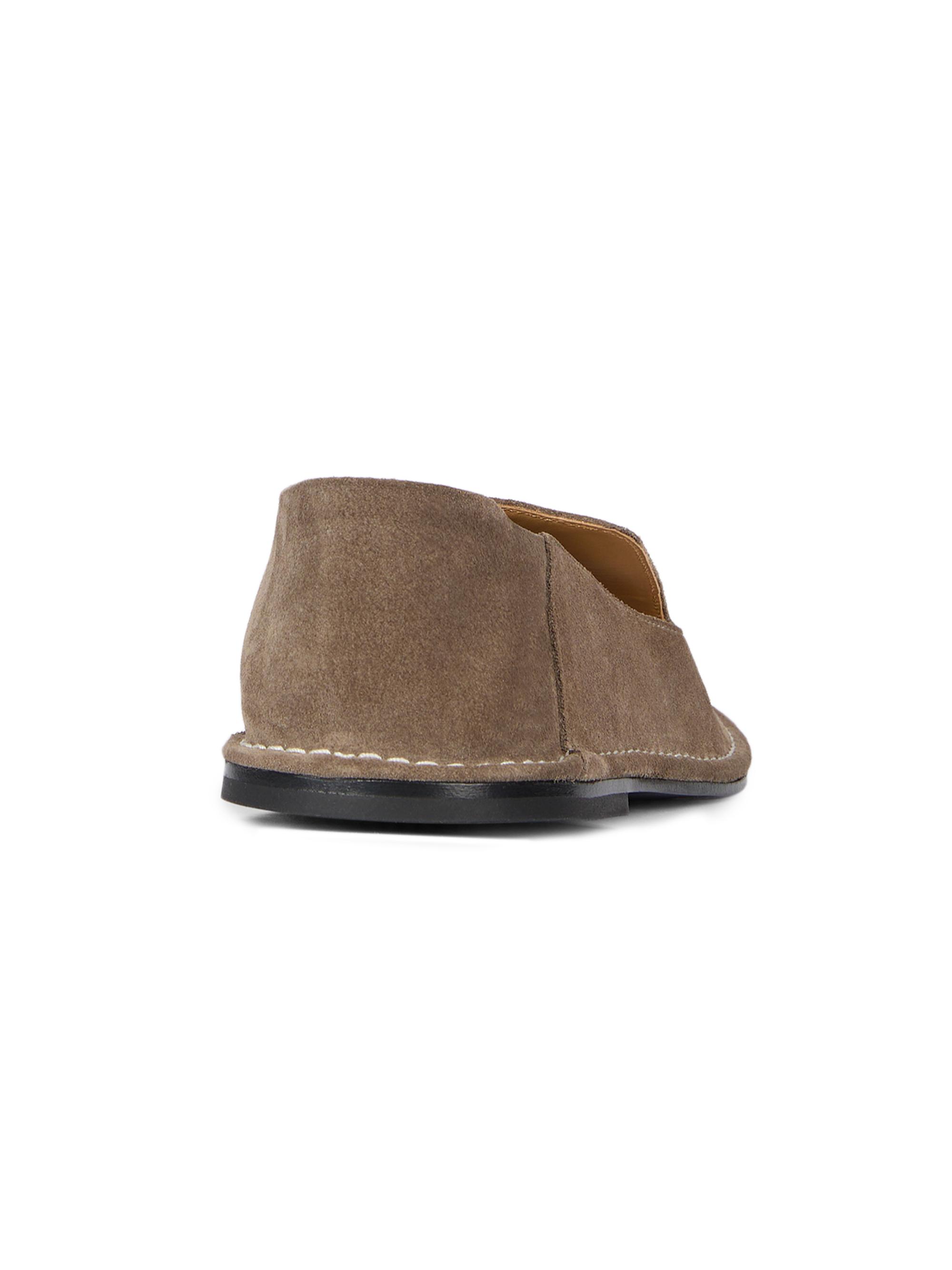 AMI Paris Midi Leather Slippers | Saks Fifth Avenue