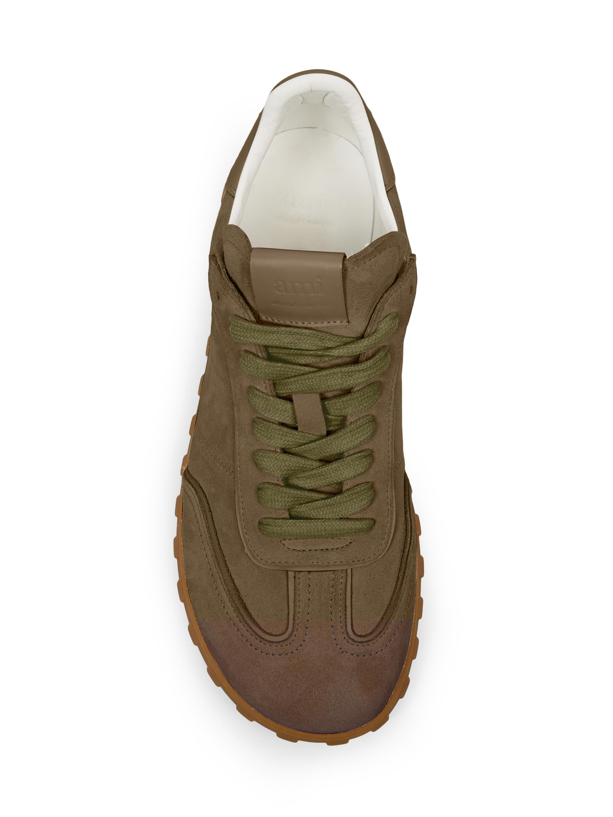 AMI Paris Slim Leather Low-Top Sneakers | Saks Fifth Avenue
