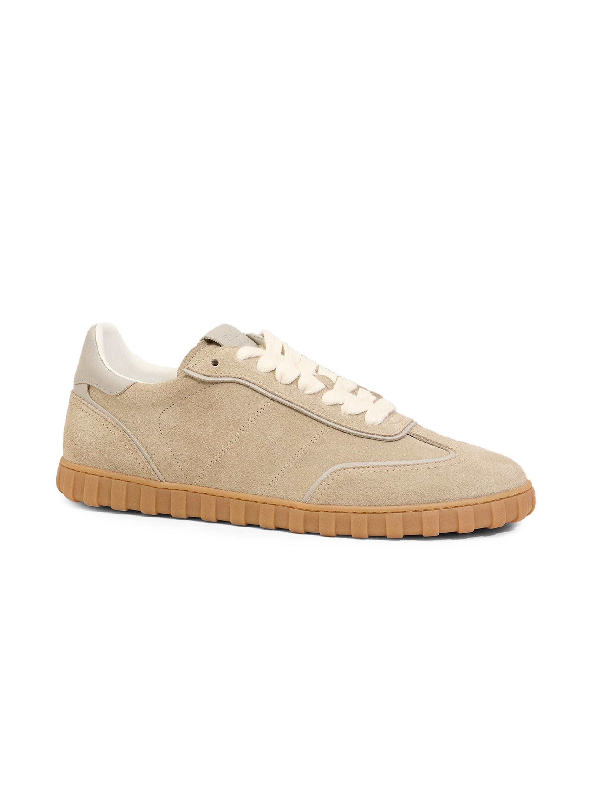 AMI Paris Slim Leather Low-Top Sneakers | Saks Fifth Avenue