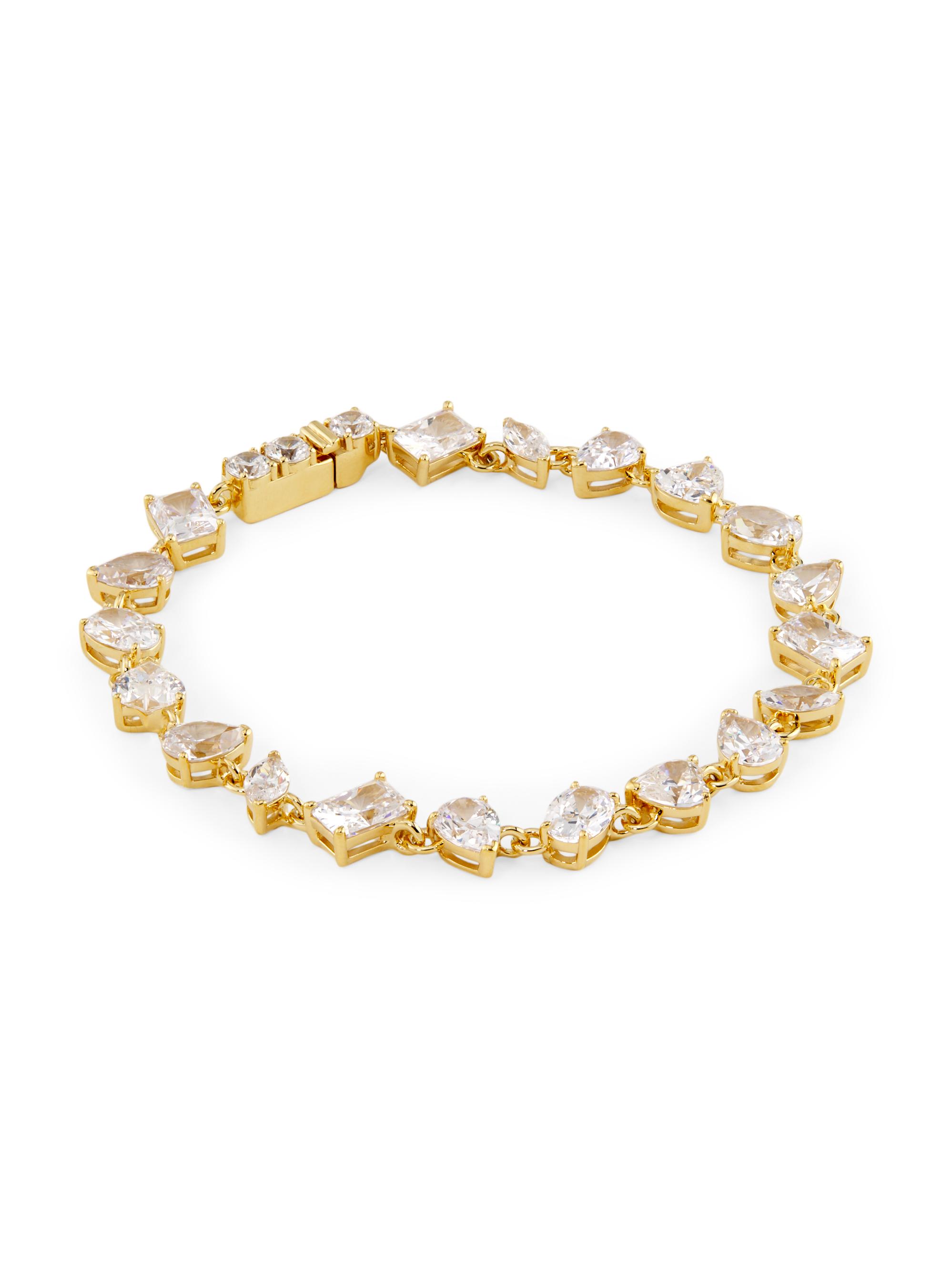 Adriana Orsini Women's Impress Sterling Silver & Cubic Zirconia Bracelet - Gold